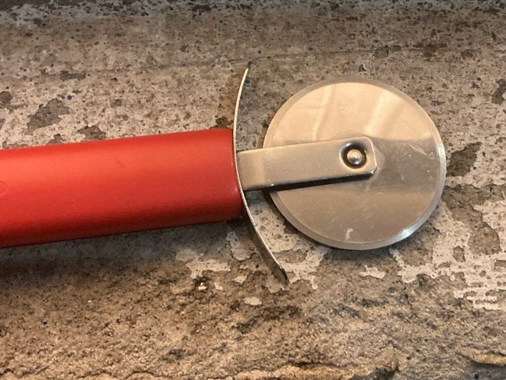Der Pizzaschneider wurde von der Wiener Polizei sichergestellt.
