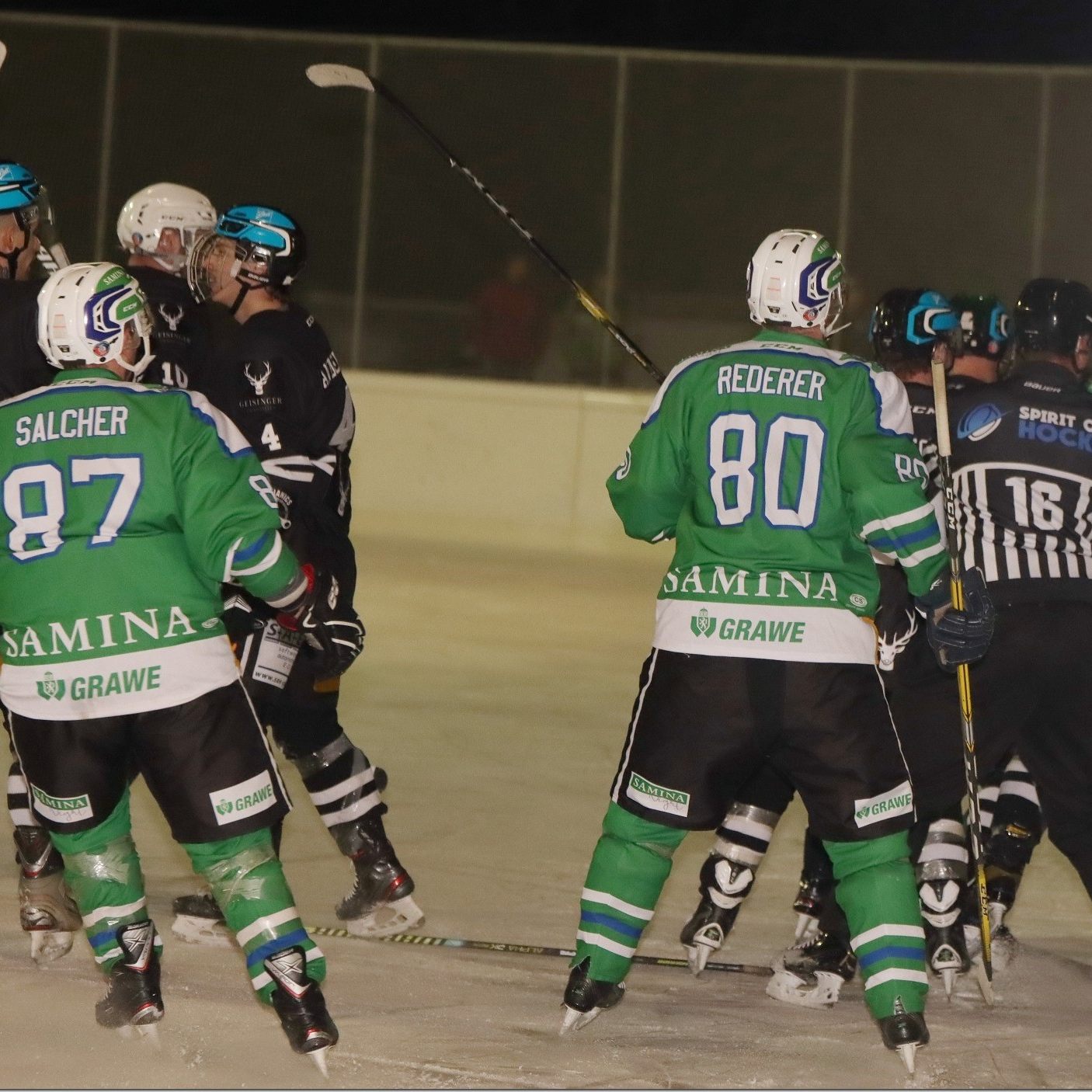 Tumulte im Rankweiler Eishockeyderby mit einem klaren Sieger.