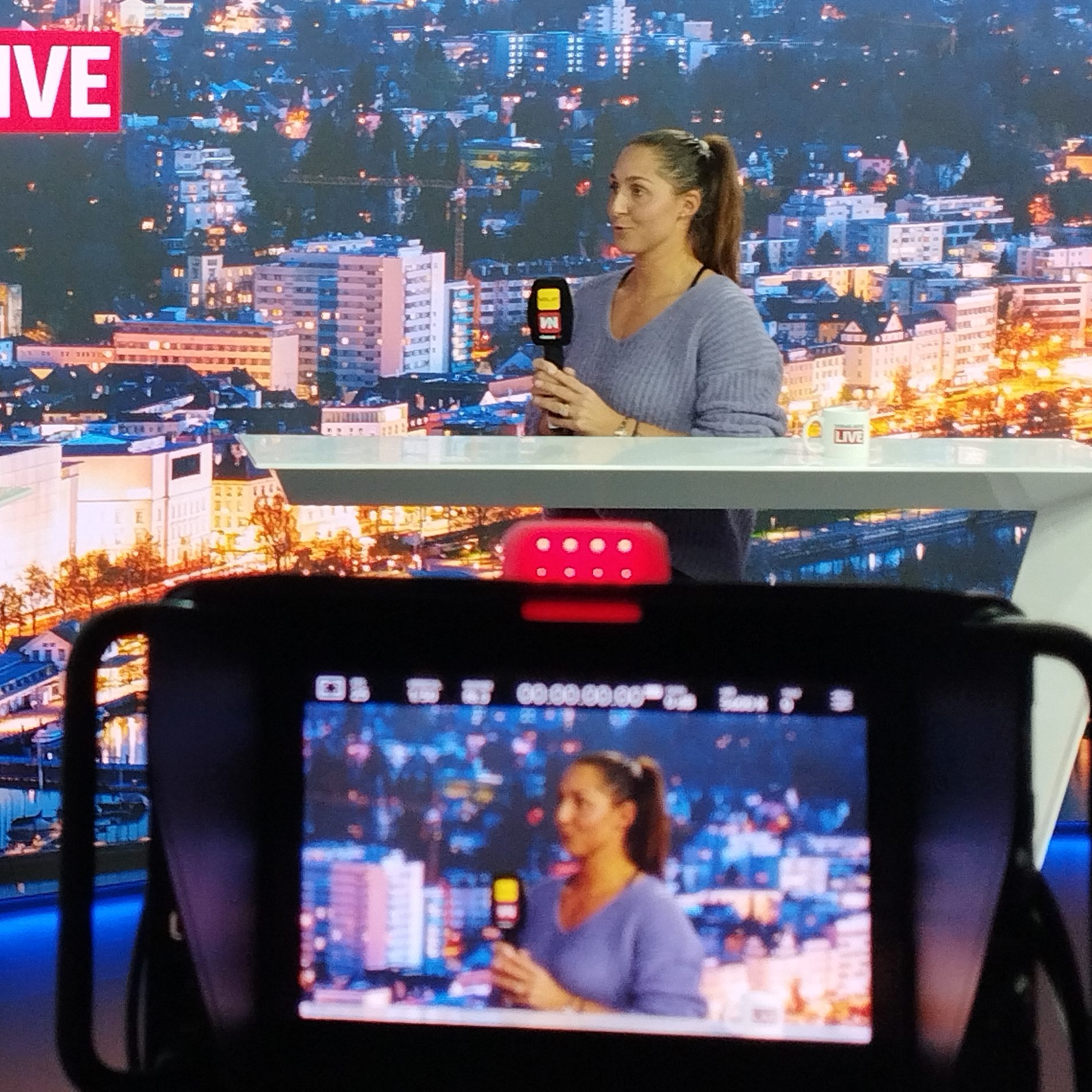 Tamira Paszek bei "Vorarlberg LIVE".