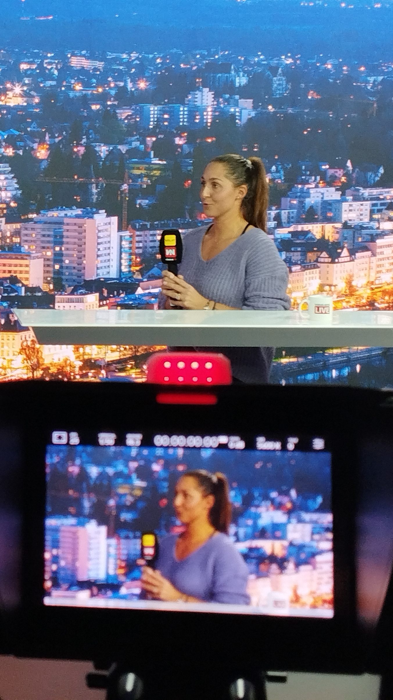 Tamira Paszek bei "Vorarlberg LIVE".