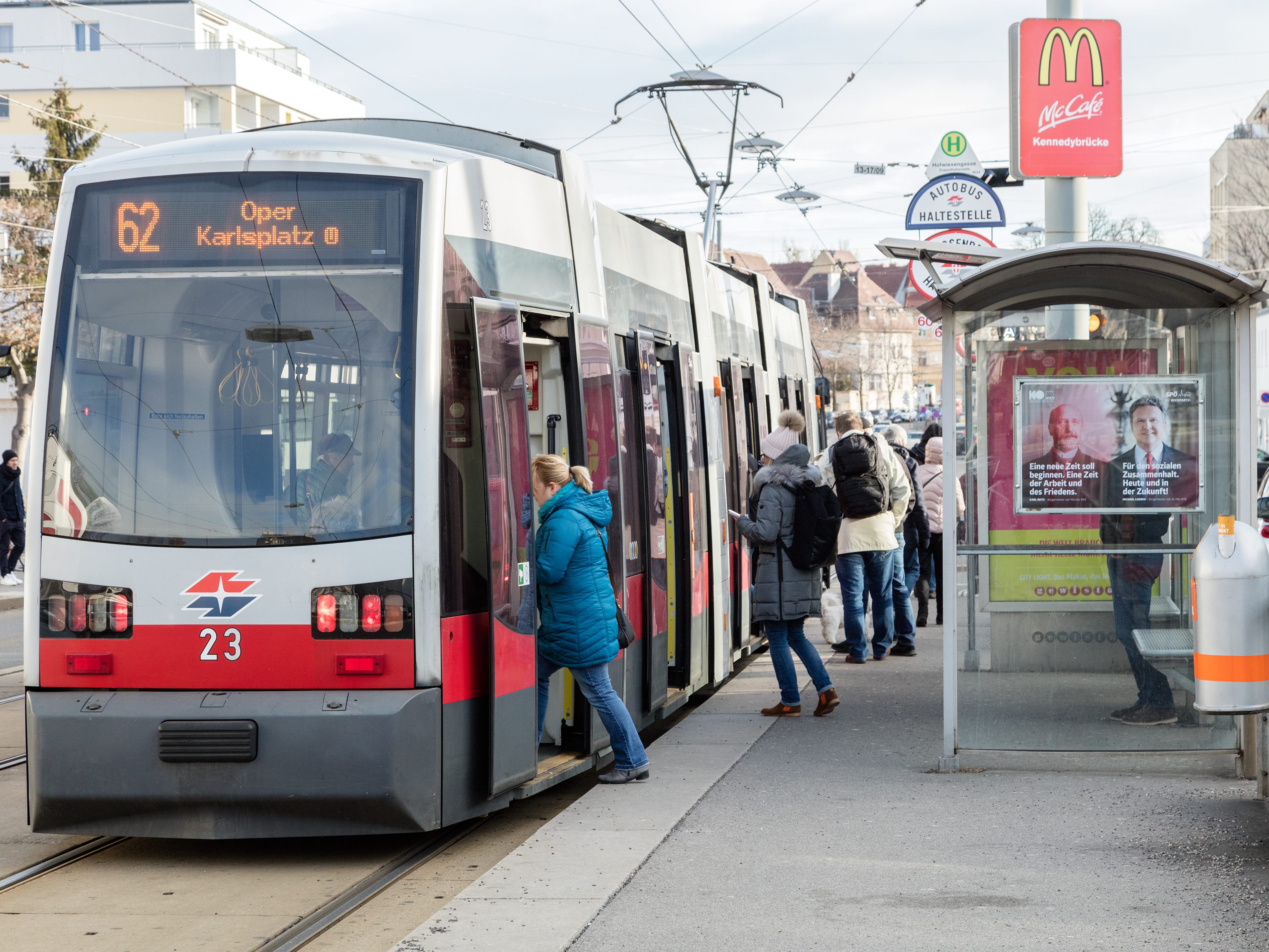 Wiener Öffi-Fahrer müssen sich in Geduld üben.