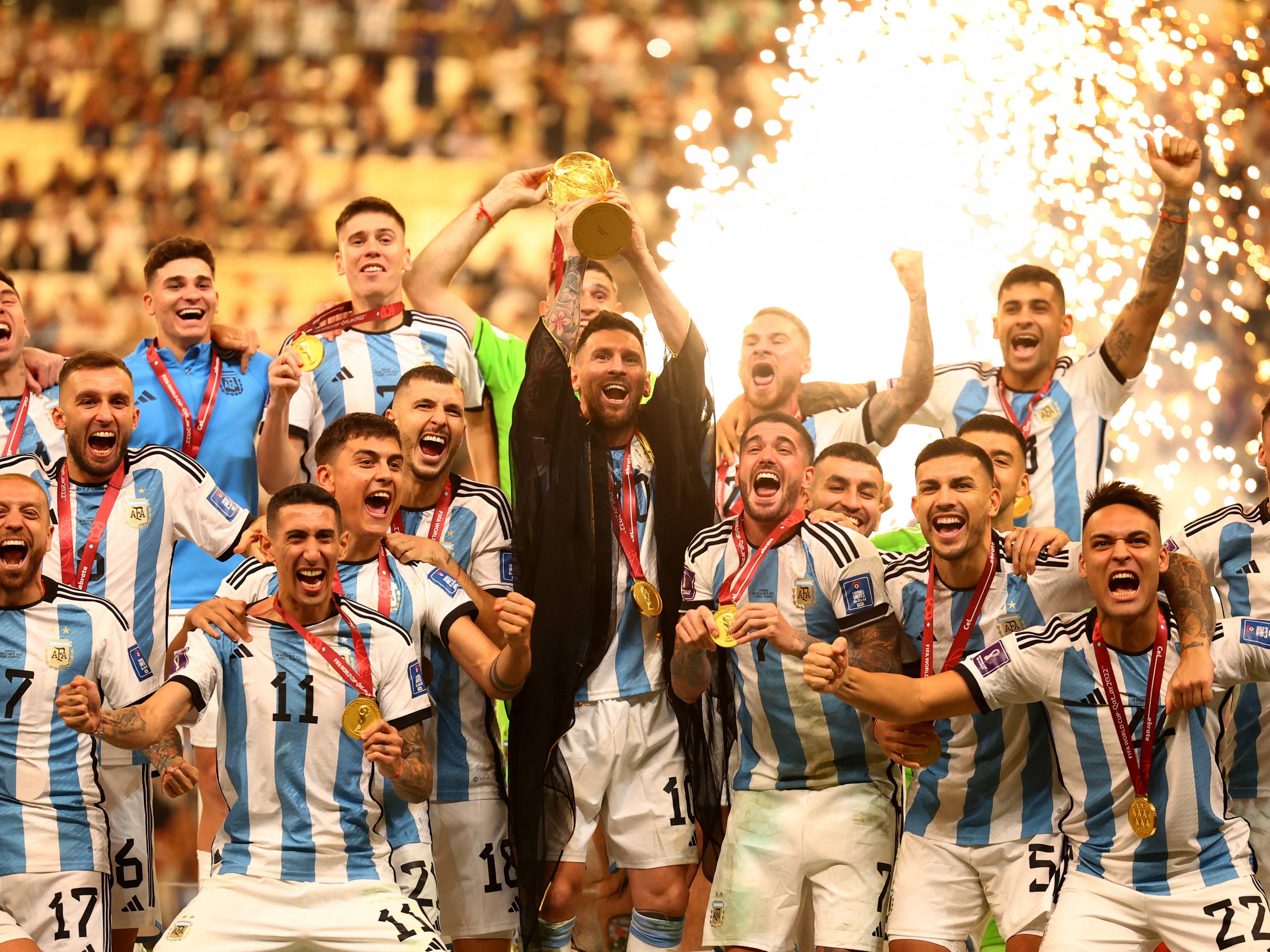 Der WM-Titel wurde von Argentinien ausgiebig gefeiert. Der WM-Titel wurde von Argentinien ausgiebig gefeiert.