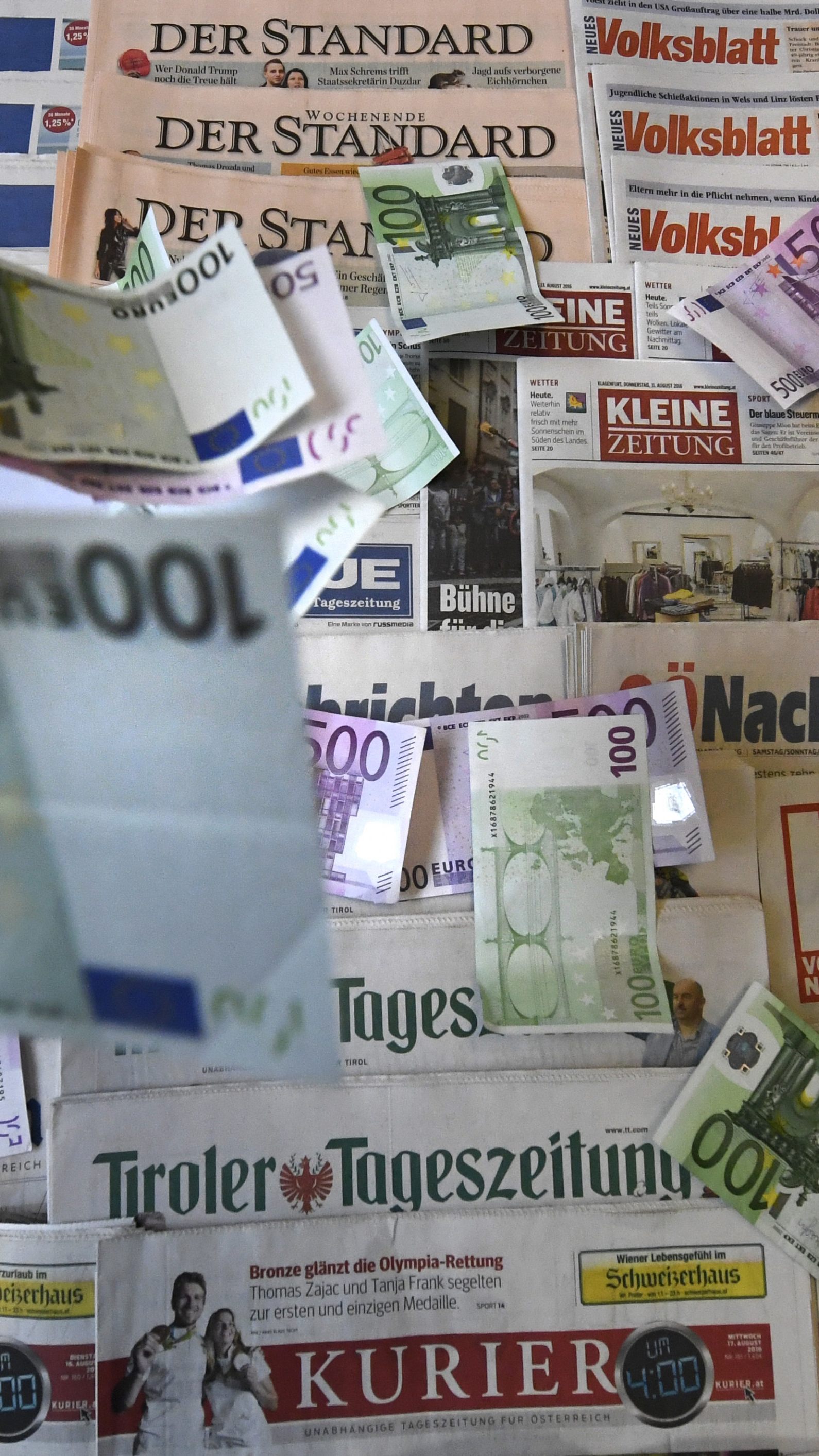 Die öffentliche Hand gab im 3. Quartal 47 Millionen Euro für Werbung in Medien aus.