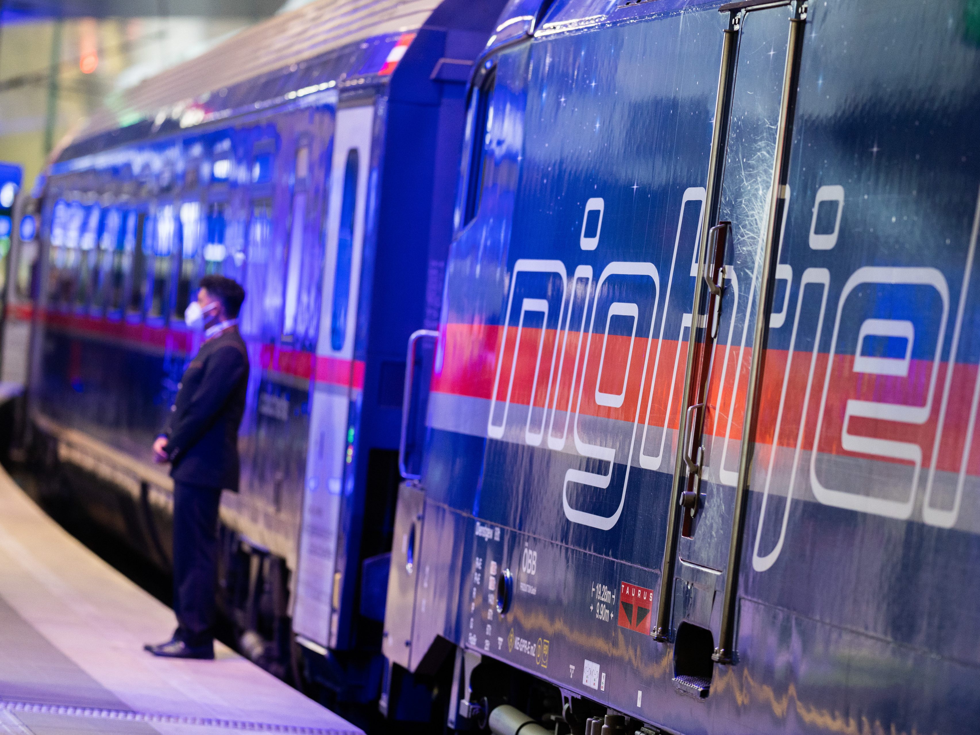 Der neue Nightjet nach Genua fährt täglich um 19:18 Uhr ab Wien.