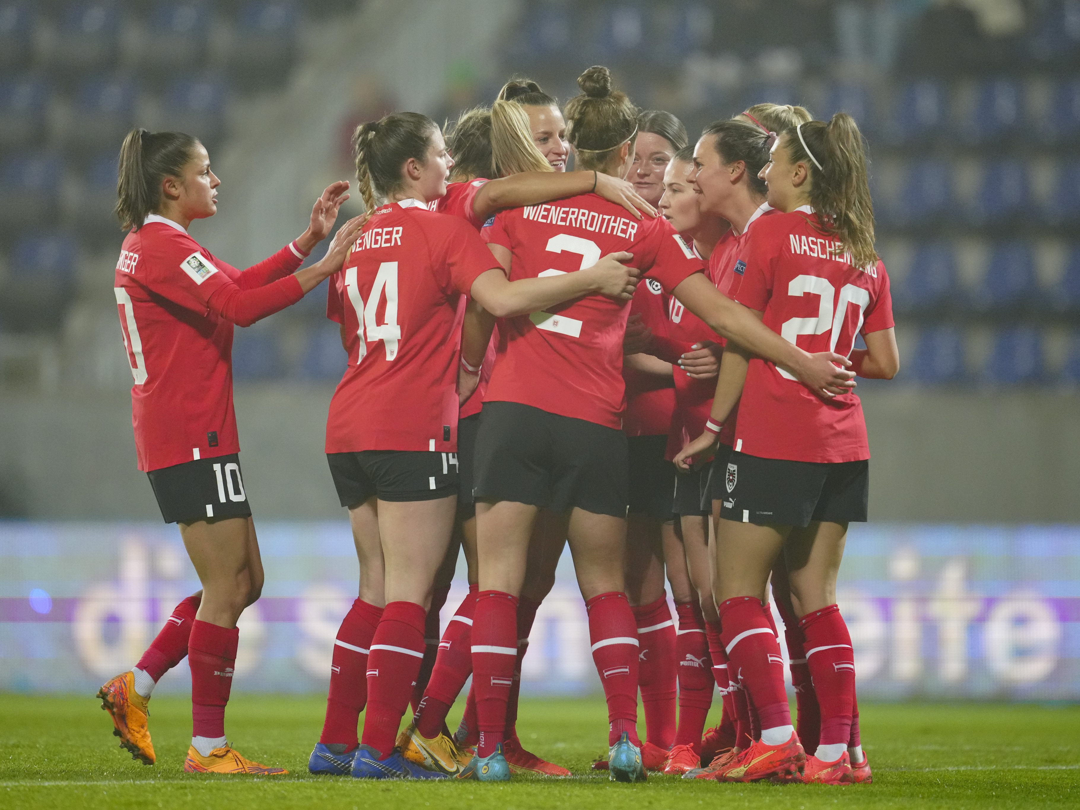 Staatspreis für Frauen für Österreichs Frauen-Fußballnationalmannschaft.