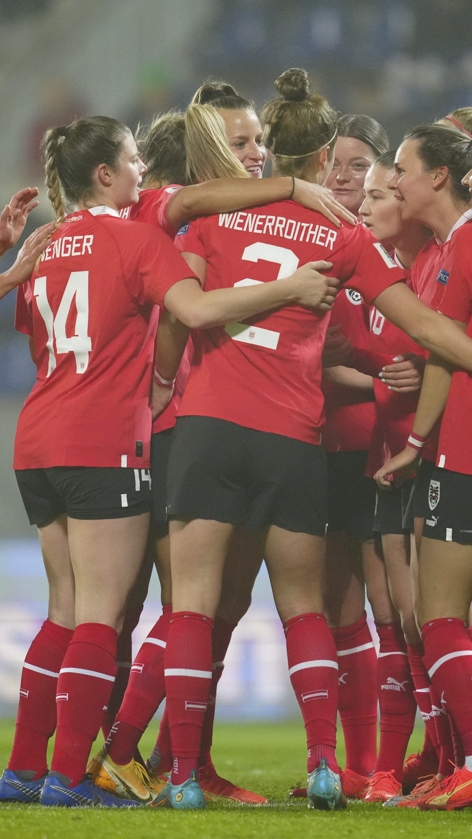 Staatspreis für Frauen für Österreichs Frauen-Fußballnationalmannschaft.