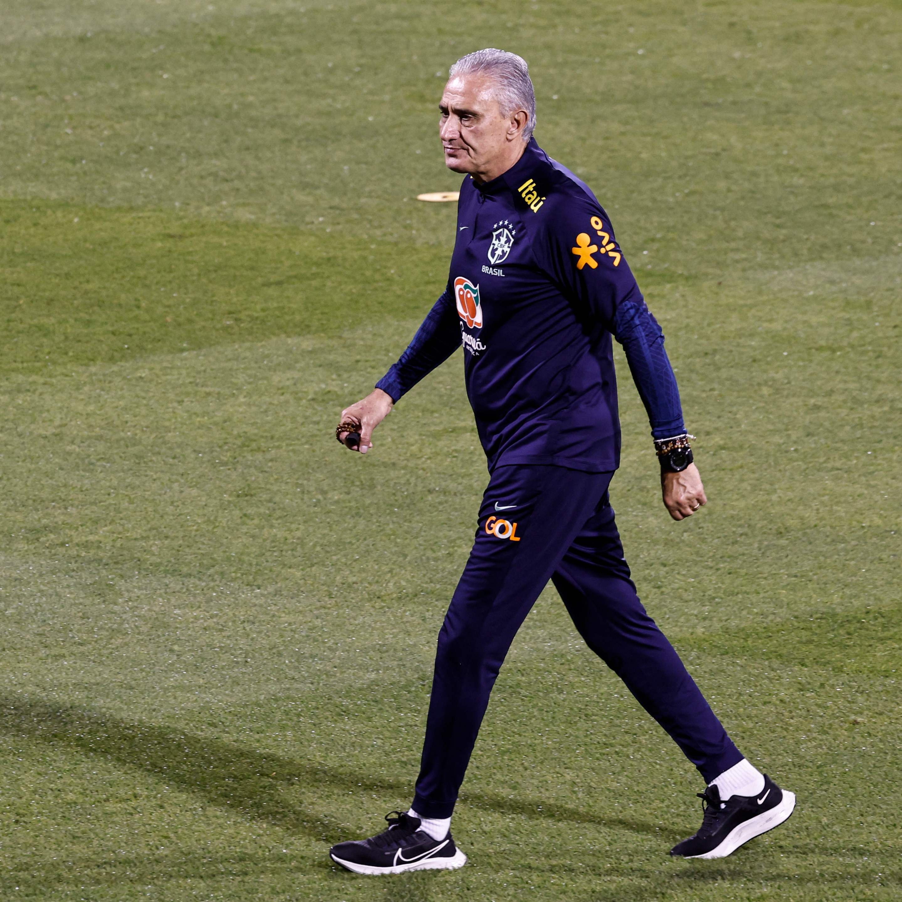 Auf dass er bald wieder gesund wird", so Brasiliens Trainer Tite im Hinblick auf Pelé.