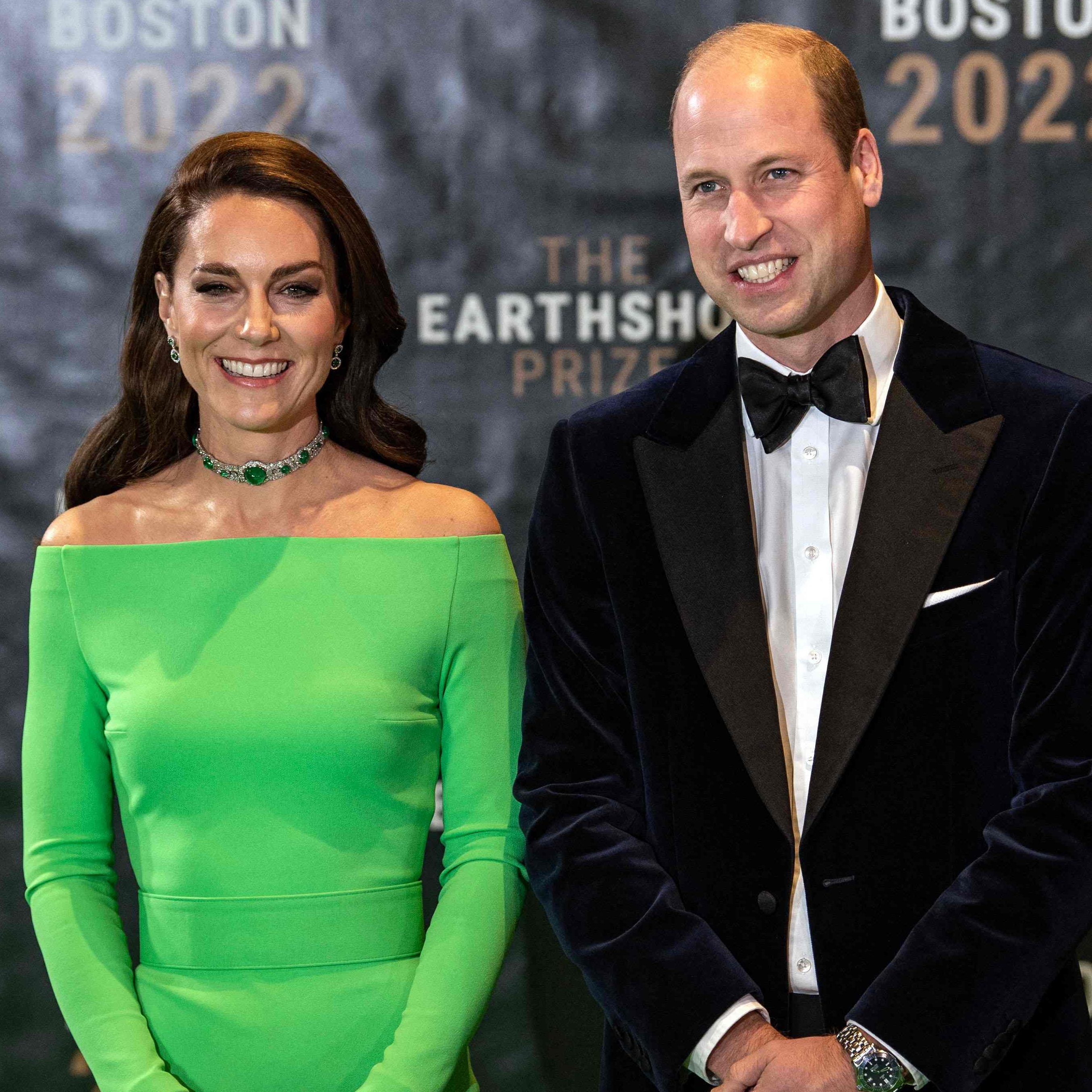 Bestens gelaunt: Kate und William in den USA.