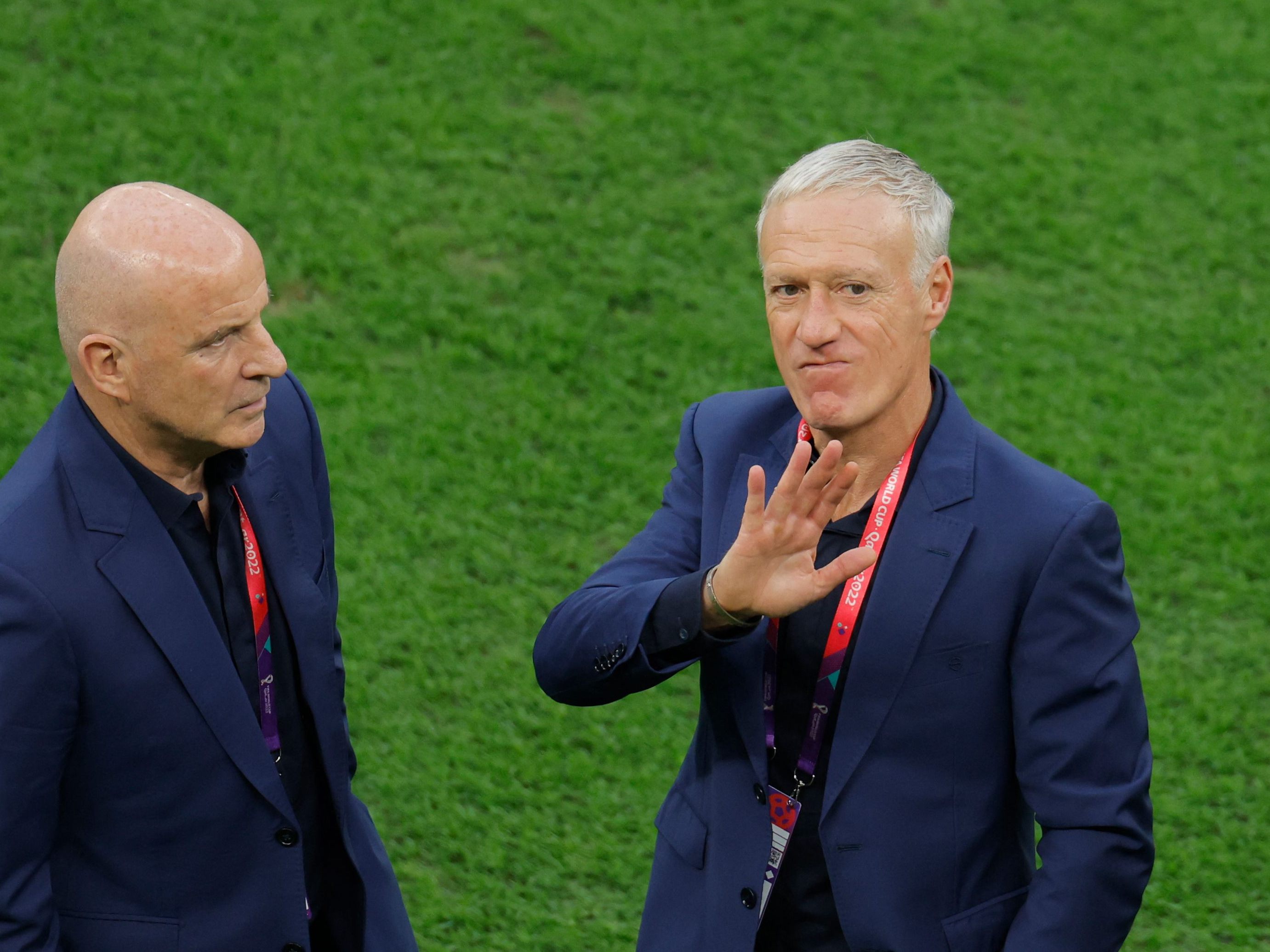 Didier Deschamps denkt noch nicht über das WM-Spiel hinaus.