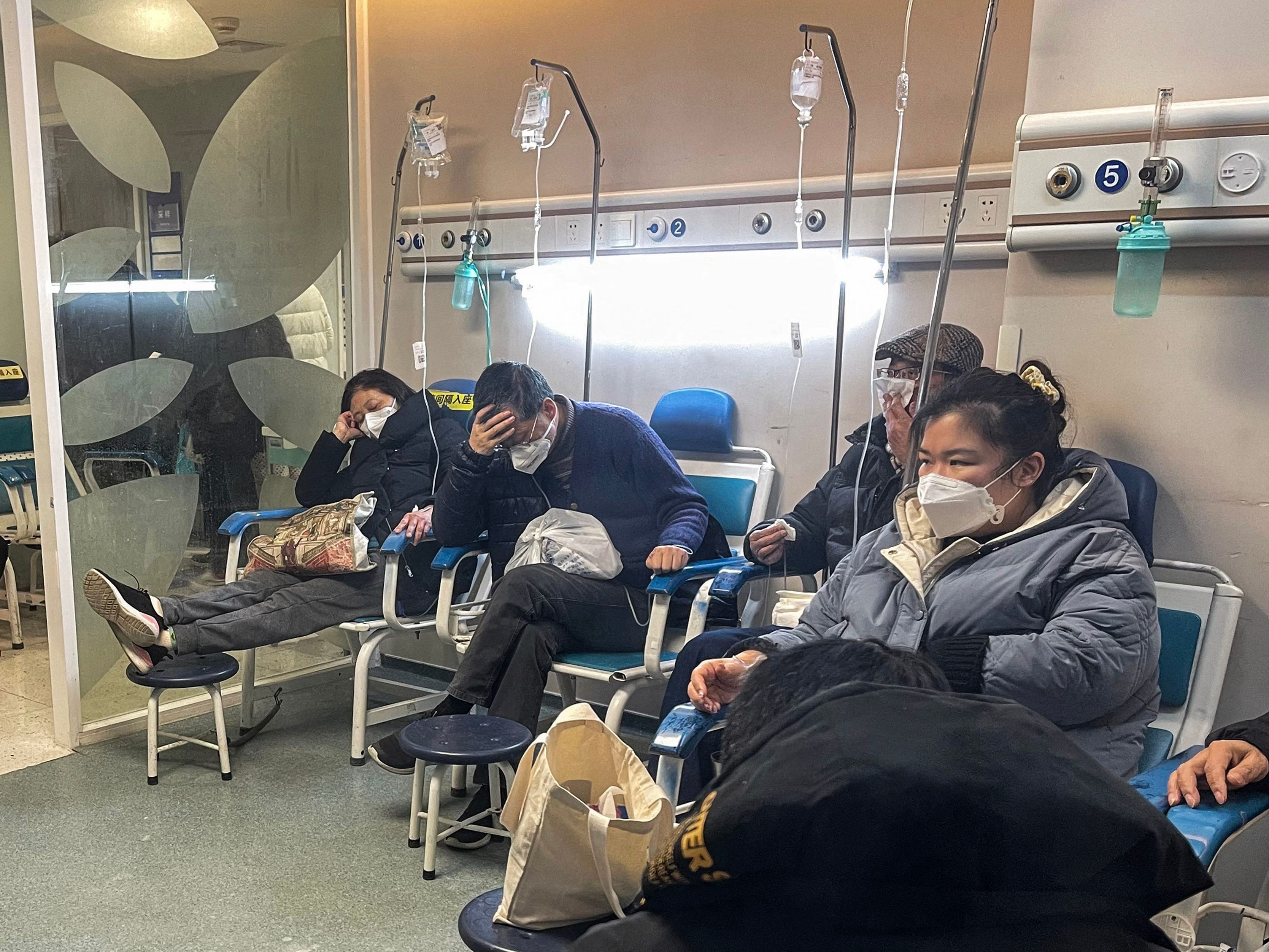 Die Coronapandemie in China ist außer Kontrolle. Die Coronapandemie in China ist außer Kontrolle.