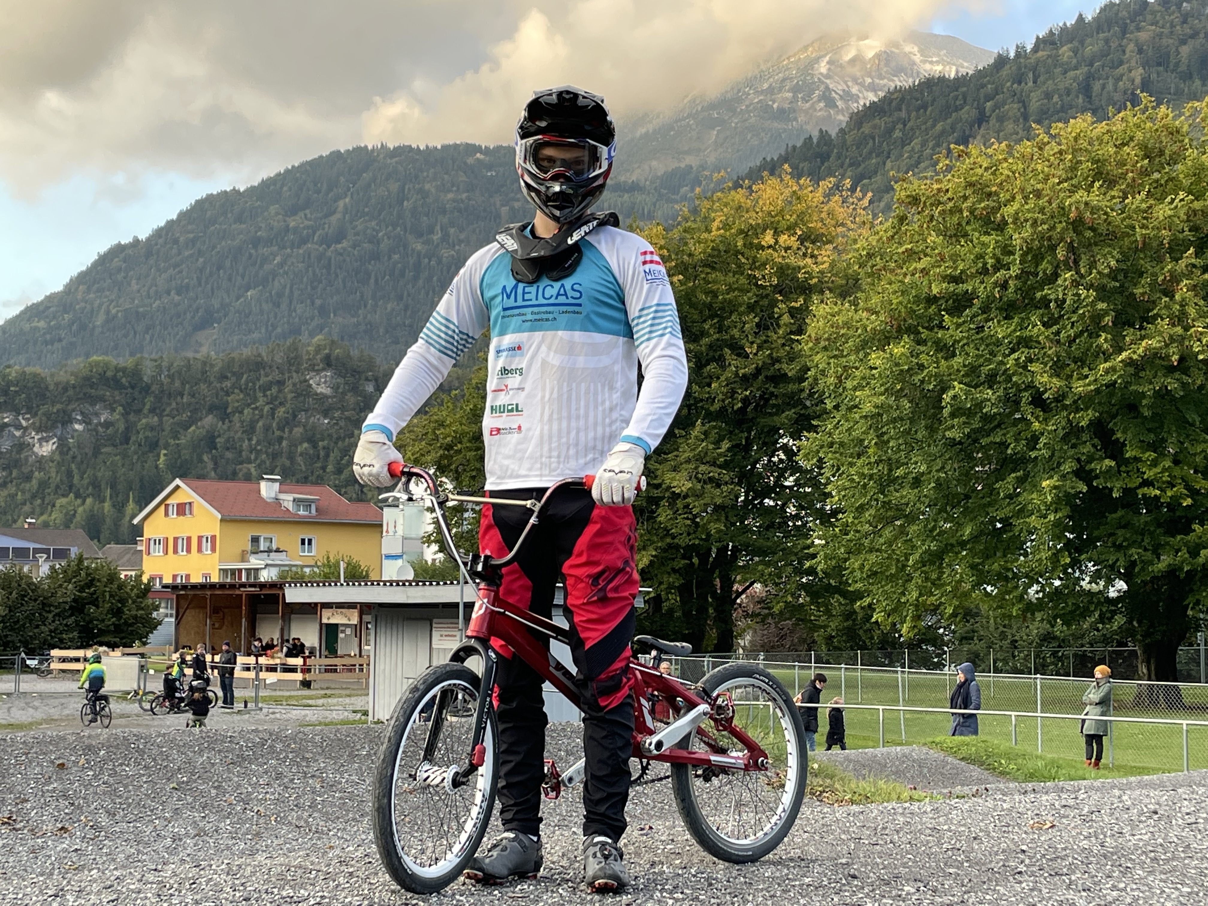 Bjarne Schedler auf seiner Heimbahn in Bludenz Bjarne Schedler auf seiner Heimbahn in Bludenz
