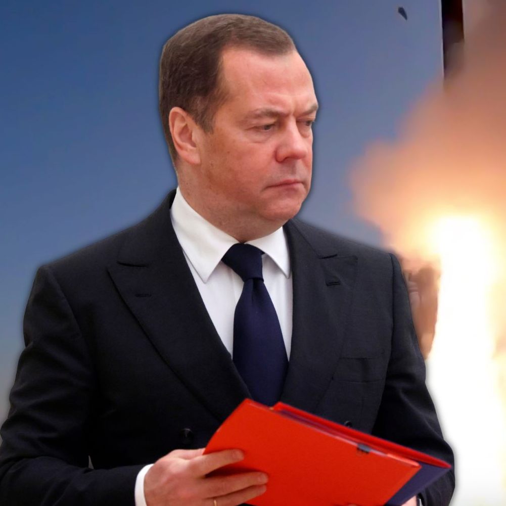 Medwedew droht den NATO-Staaten.