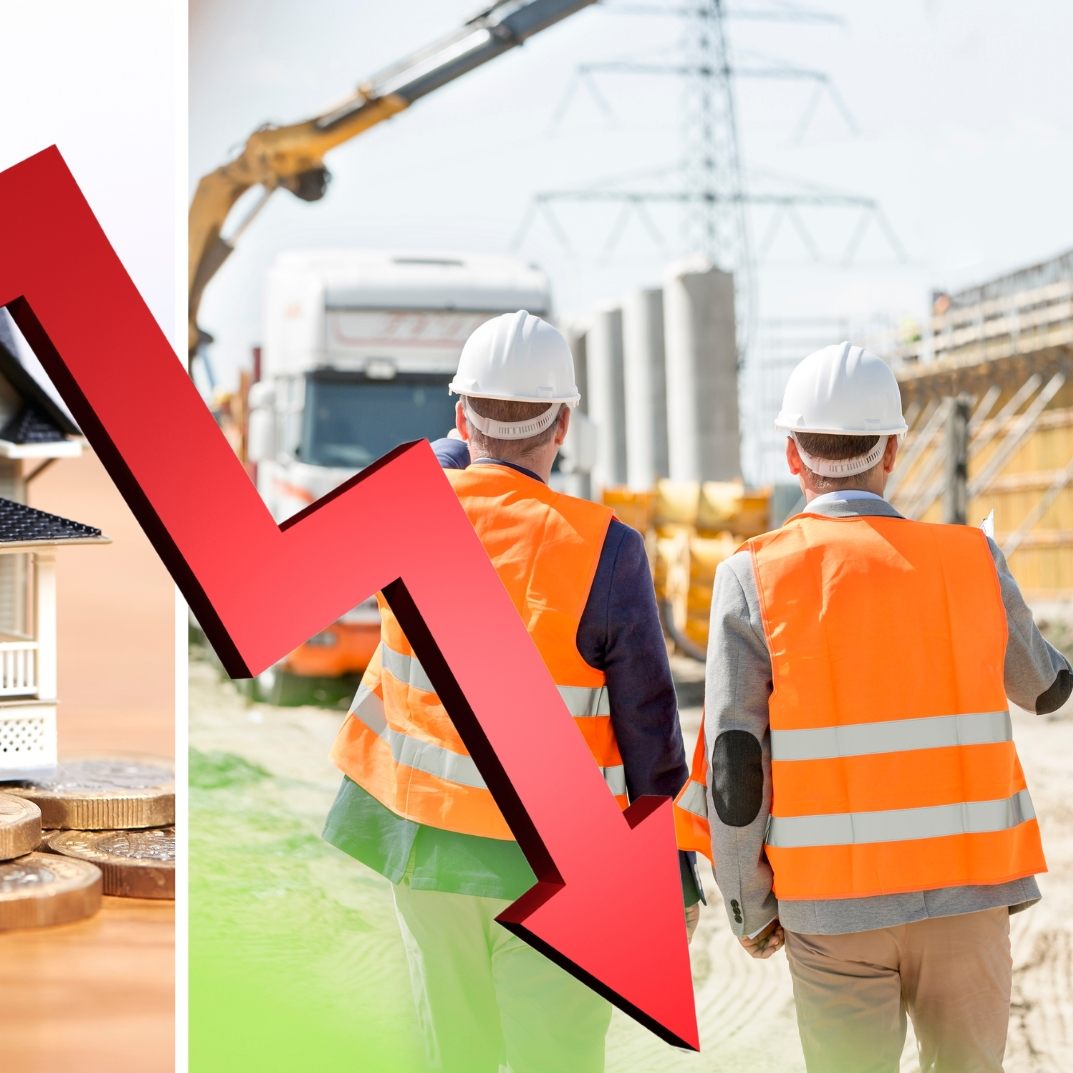 Für das erste Halbjahr 2023 rechnen die heimischen Bauunternehmen mit einem Auftragsrückgang von mindestens 15 Prozent.