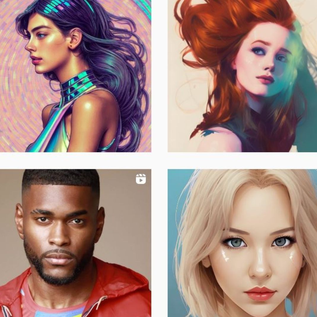 Scharfe Kritik an KI-generierten Porträts.