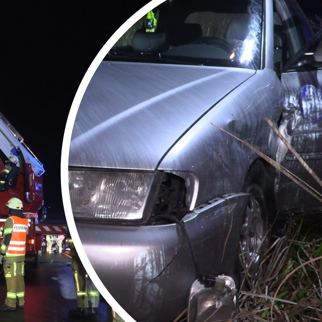 Verkehrsunfall in Wolfurt am Dienstagabend.