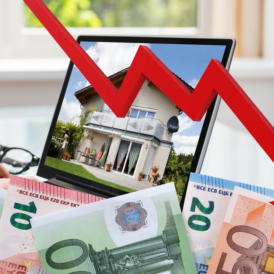 Im Vergleich zum Vorquartal waren Wohnimmobilien um 0,4 Prozent günstiger