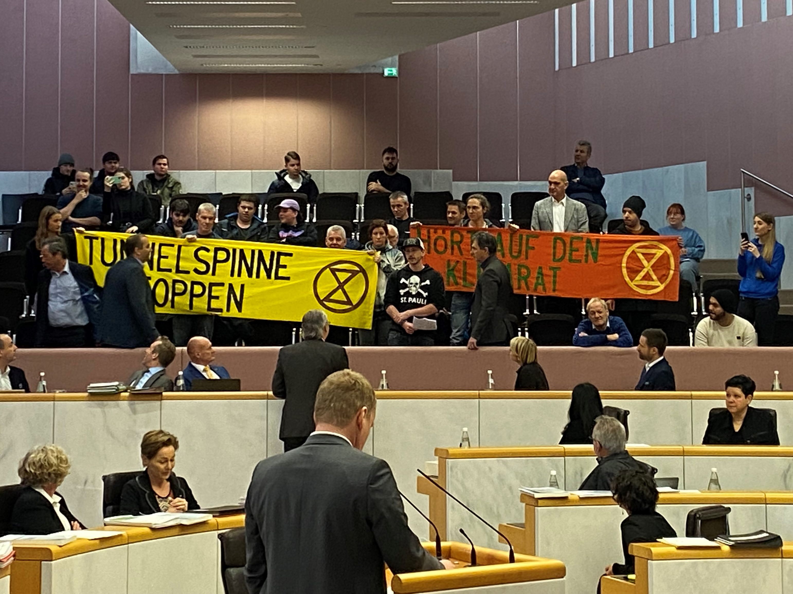 Klimarebellen im Landtag