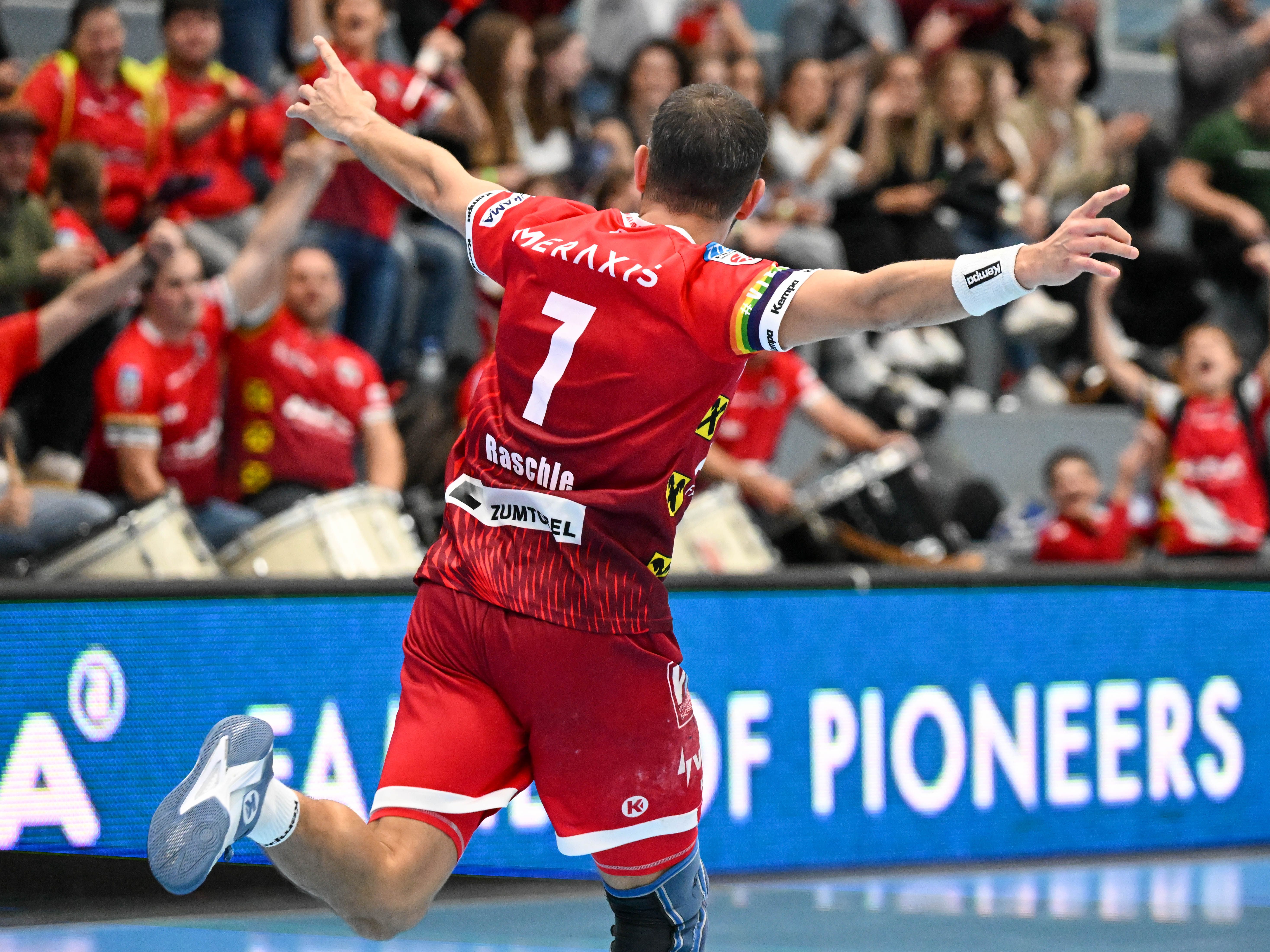 Luca Raschle war mit 6 Toren bester Harder Werfer. Luca Raschle war mit 6 Toren bester Harder Werfer.