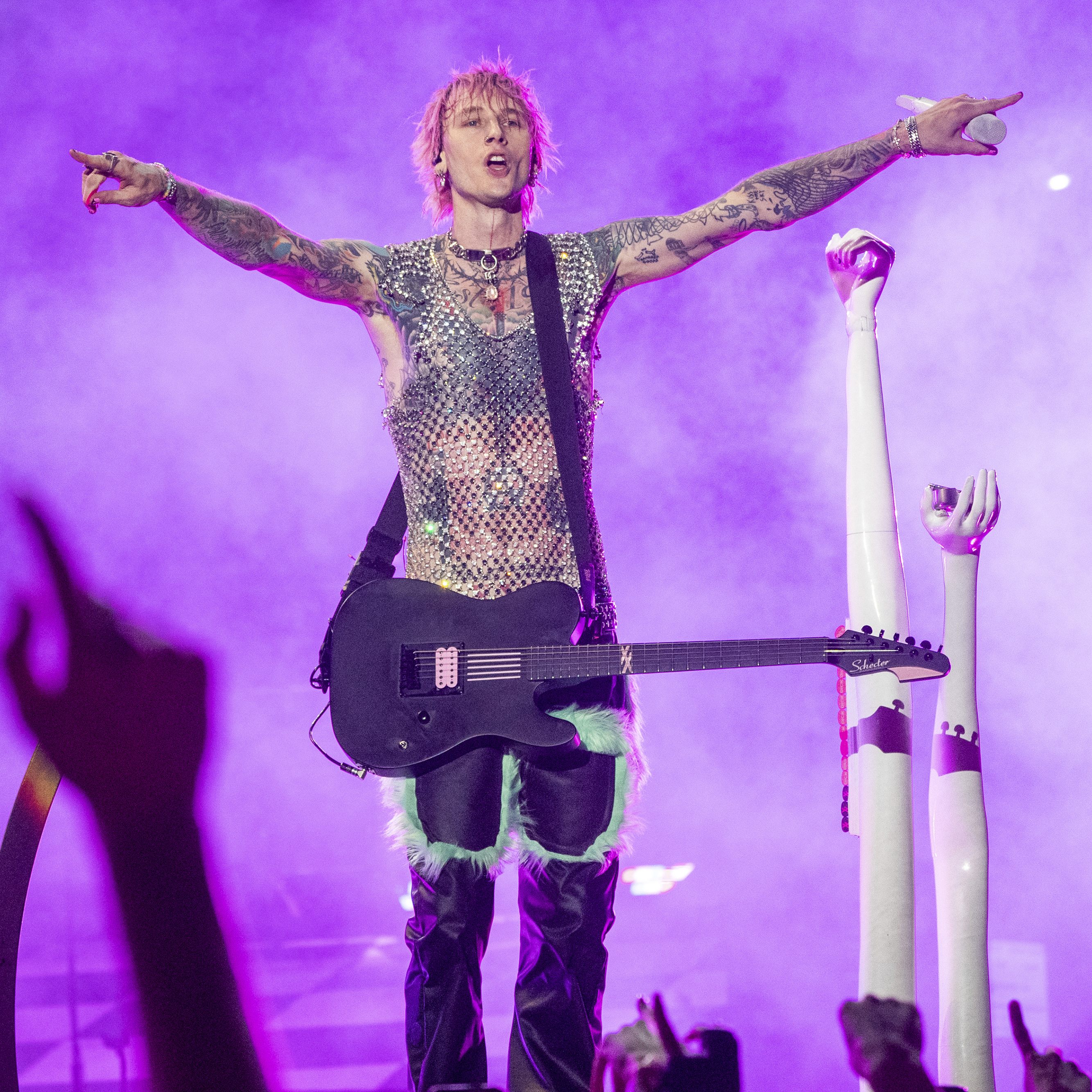 Machine Gun Kelly beim "Not Afraid"-Festival auf der Wiener Donauinsel.