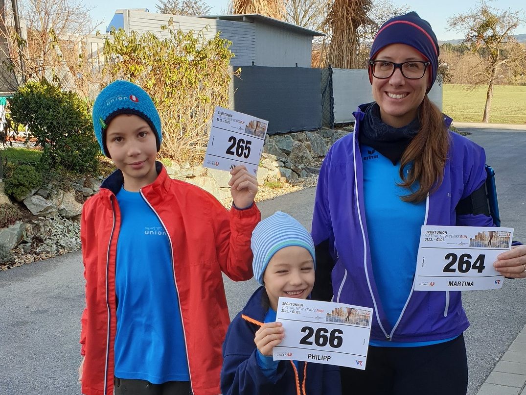 Kinder laufen beim „Virtual New Years Run“ kostenlos mit. Kinder laufen beim „Virtual New Years Run“ kostenlos mit.