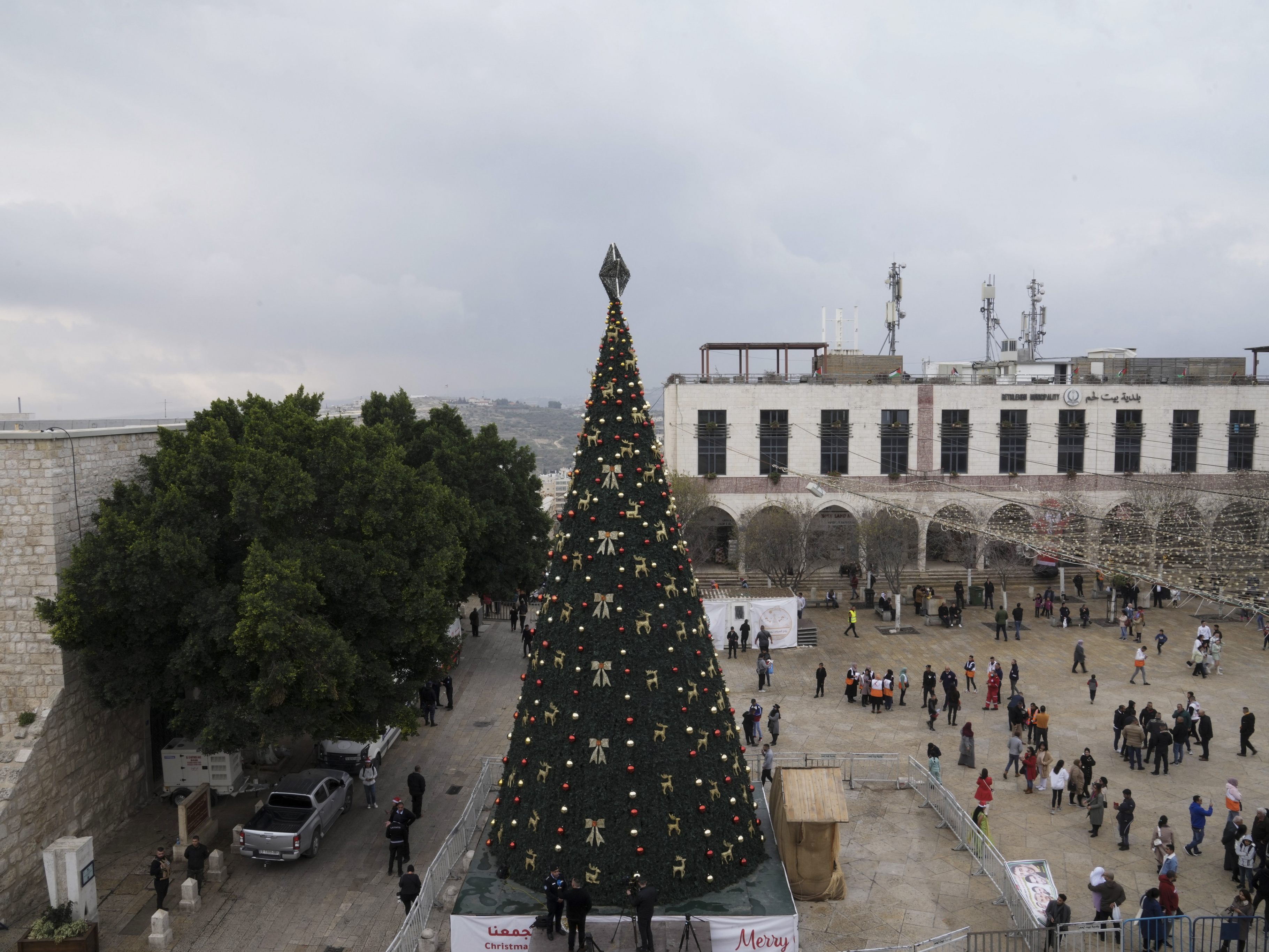 Bethlehem: Weihnachtsfeiern im Heiligen Land.