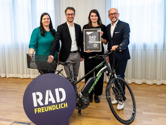Zertifizierung als „Radfreundliche Gemeinde“ am 5. Dezember 2022 Zertifizierung als „Radfreundliche Gemeinde“ am 5. Dezember 2022