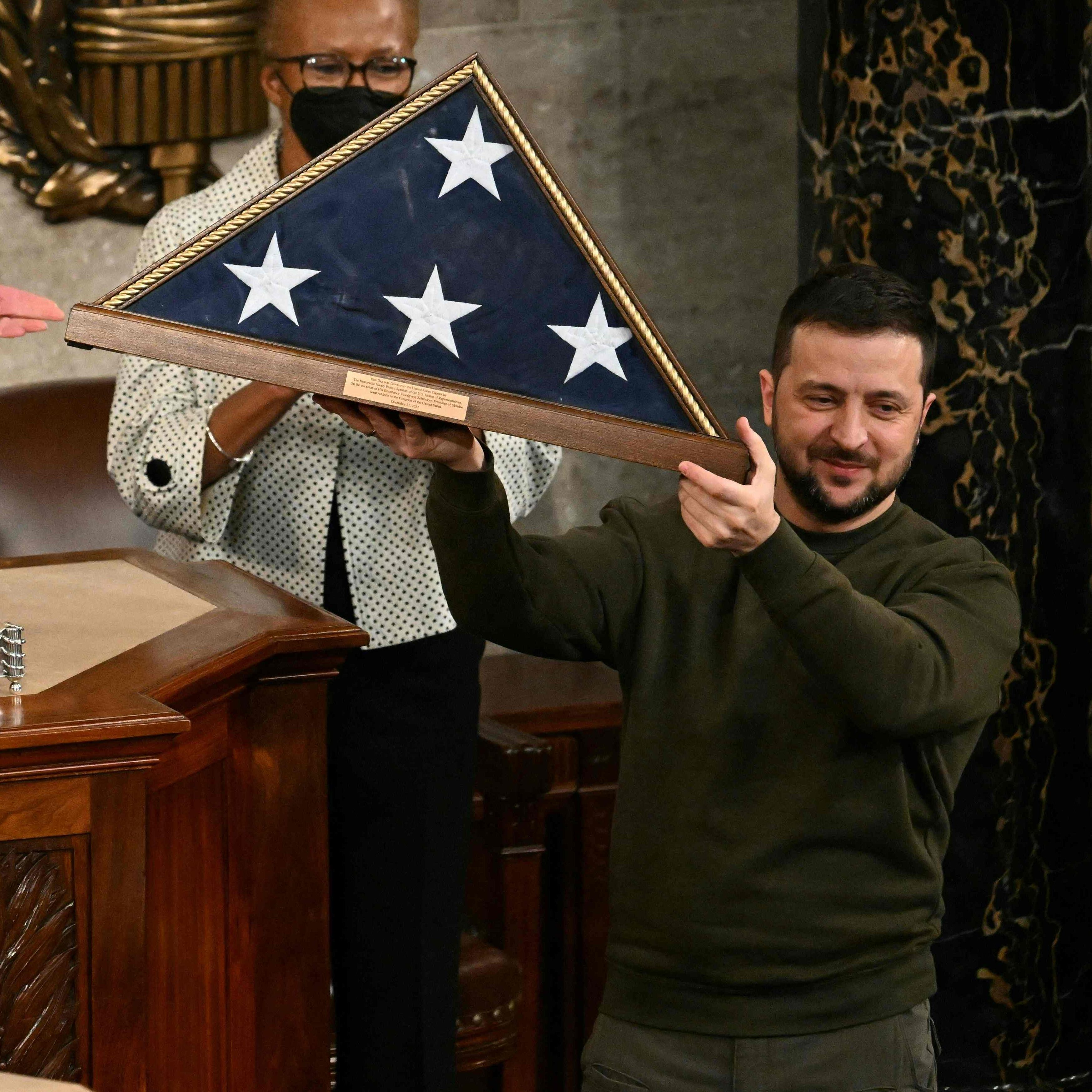 Der ukrainische Präsident Selensky wurde im US-Kongress wie ein Held empfangen.