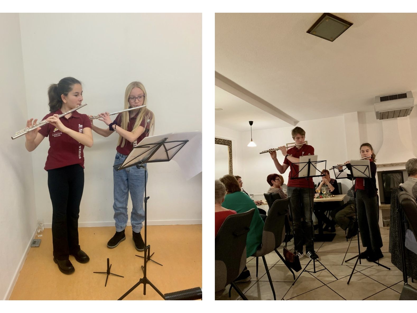 Musikalische Gestaltung der Senioren-Adventsfeiern