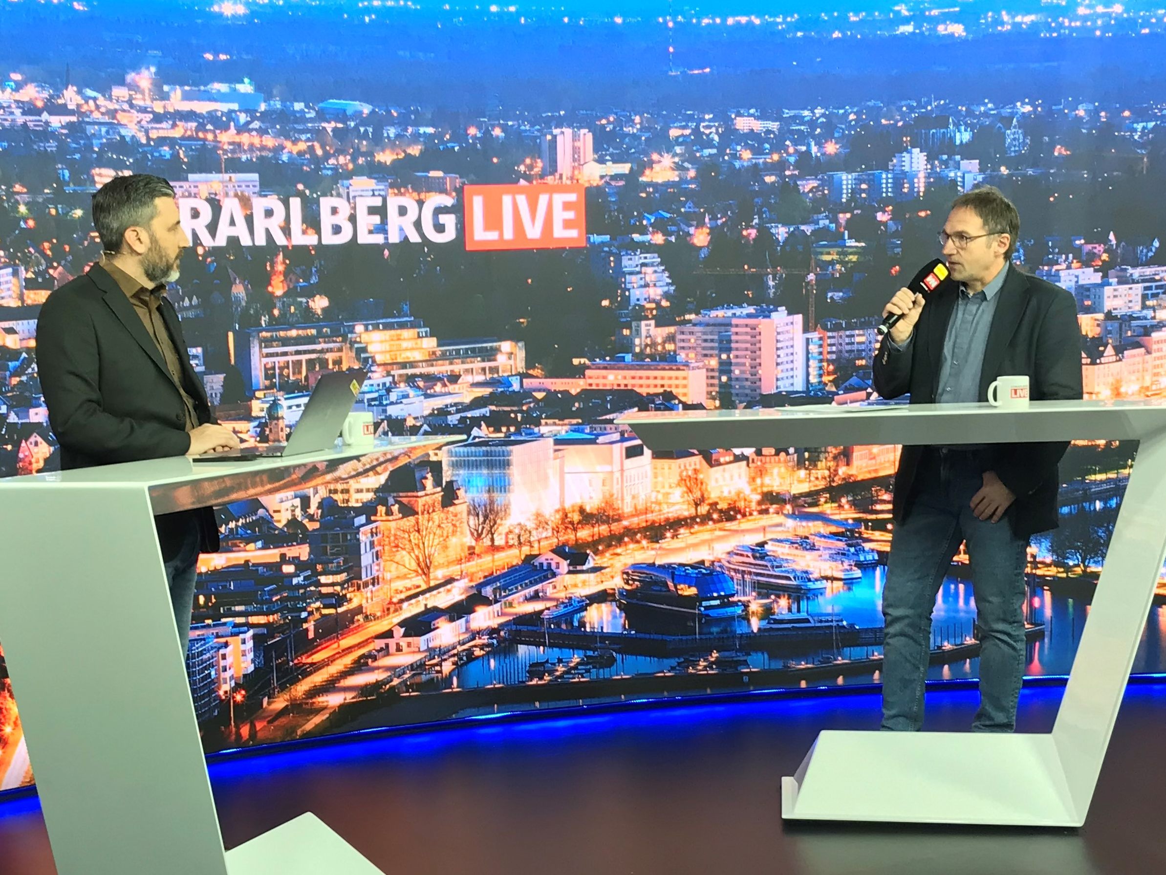 Pascal Pletsch im Gespräch mit Reinhard Stemmer.