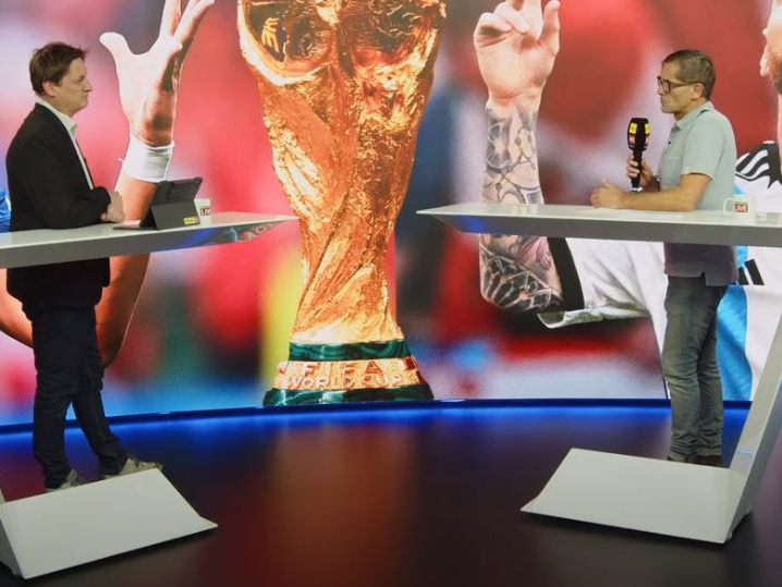 Christian Adam, VN-Sportexperte, bei "Vorarlberg LIVE". Christian Adam, VN-Sportexperte, bei "Vorarlberg LIVE".