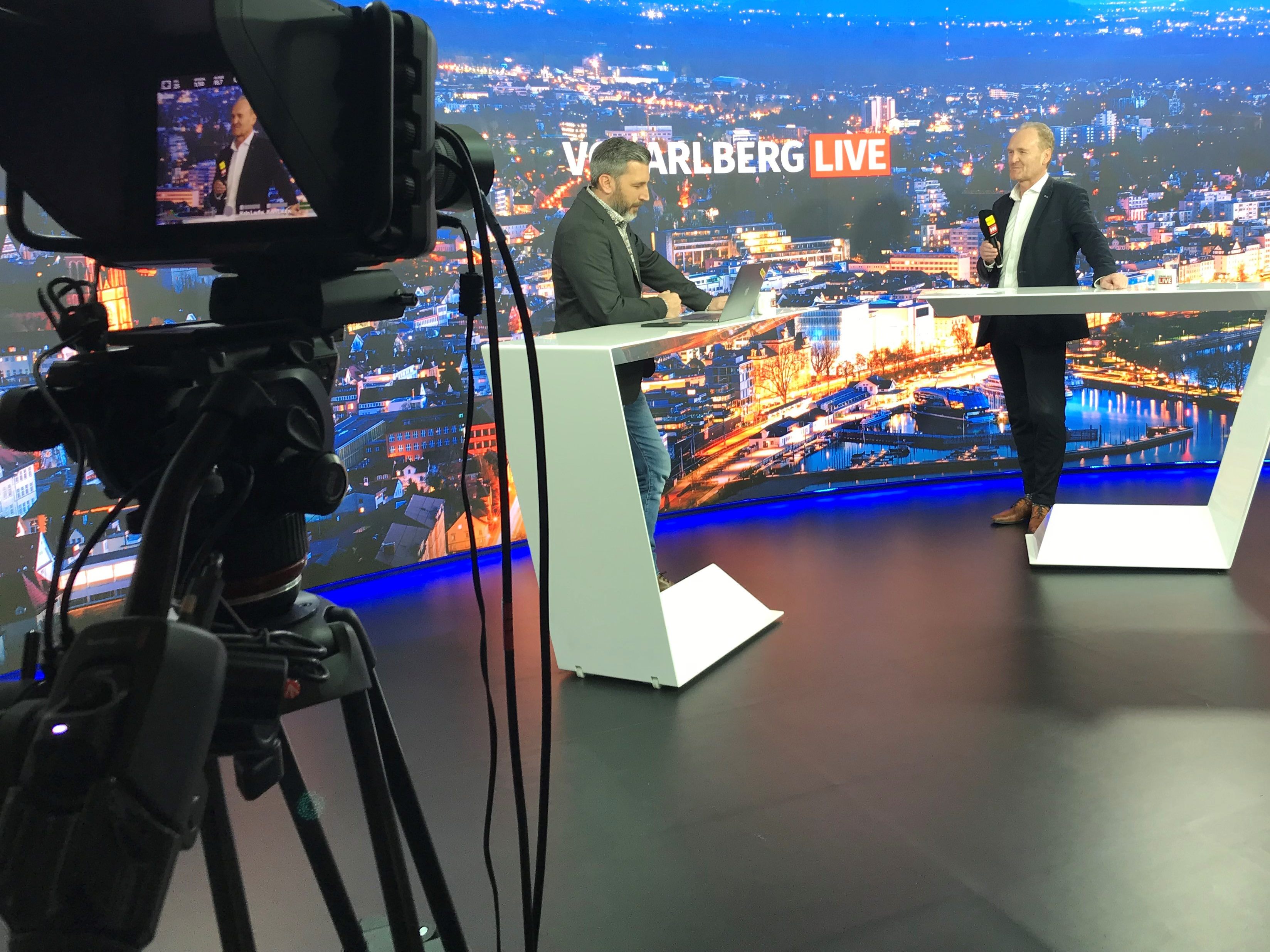 Guido Flatz bei "Vorarlberg LIVE".