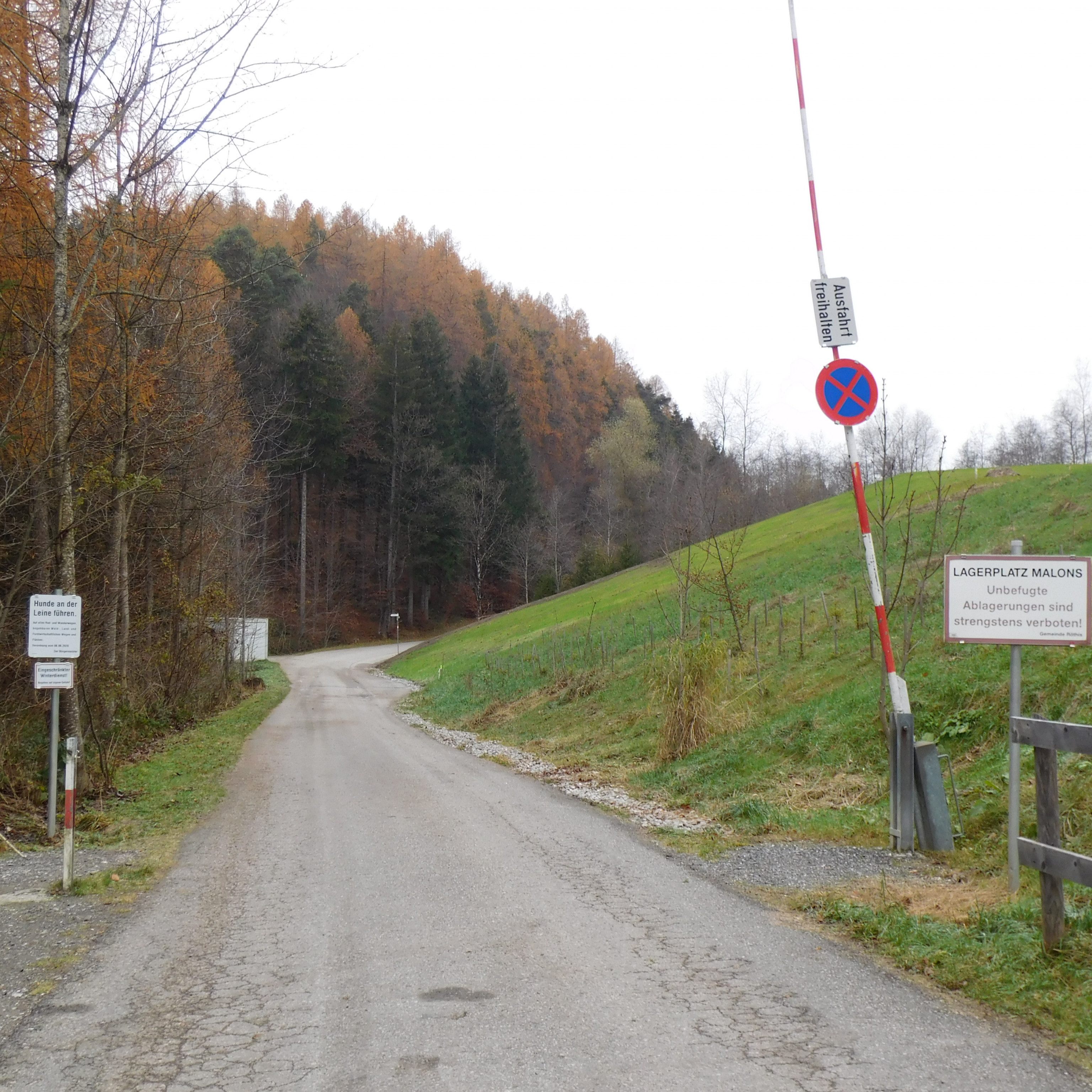 Aushubdeponie Malons und wie es weitergeht.