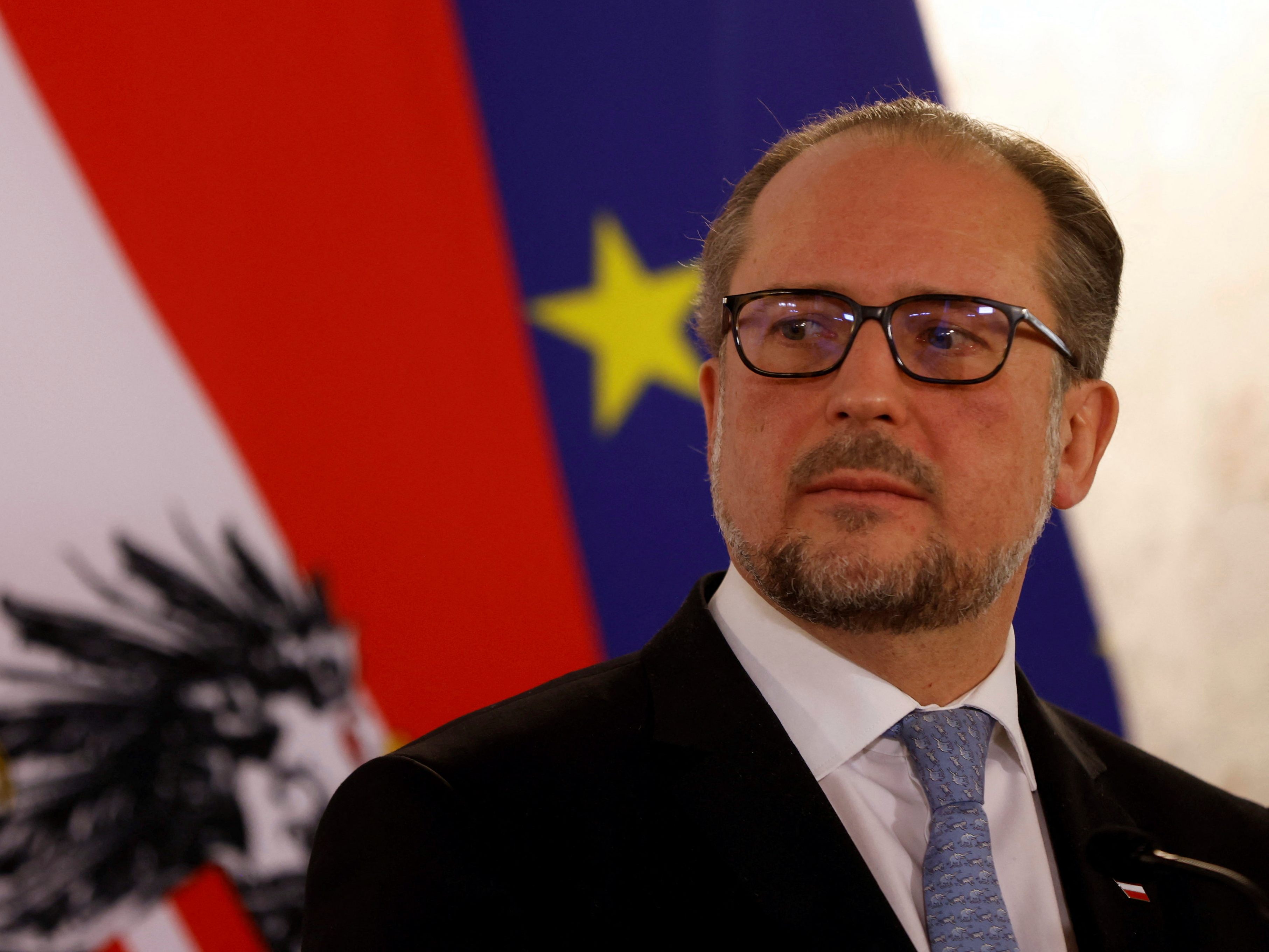 Für seien Aussagen bezüglich Russland erntete Außenminister Alexander Schallenberg (ÖVP) auch von Polen Kritik. Für seien Aussagen bezüglich Russland erntete Außenminister Alexander Schallenberg (ÖVP) auch von Polen Kritik.