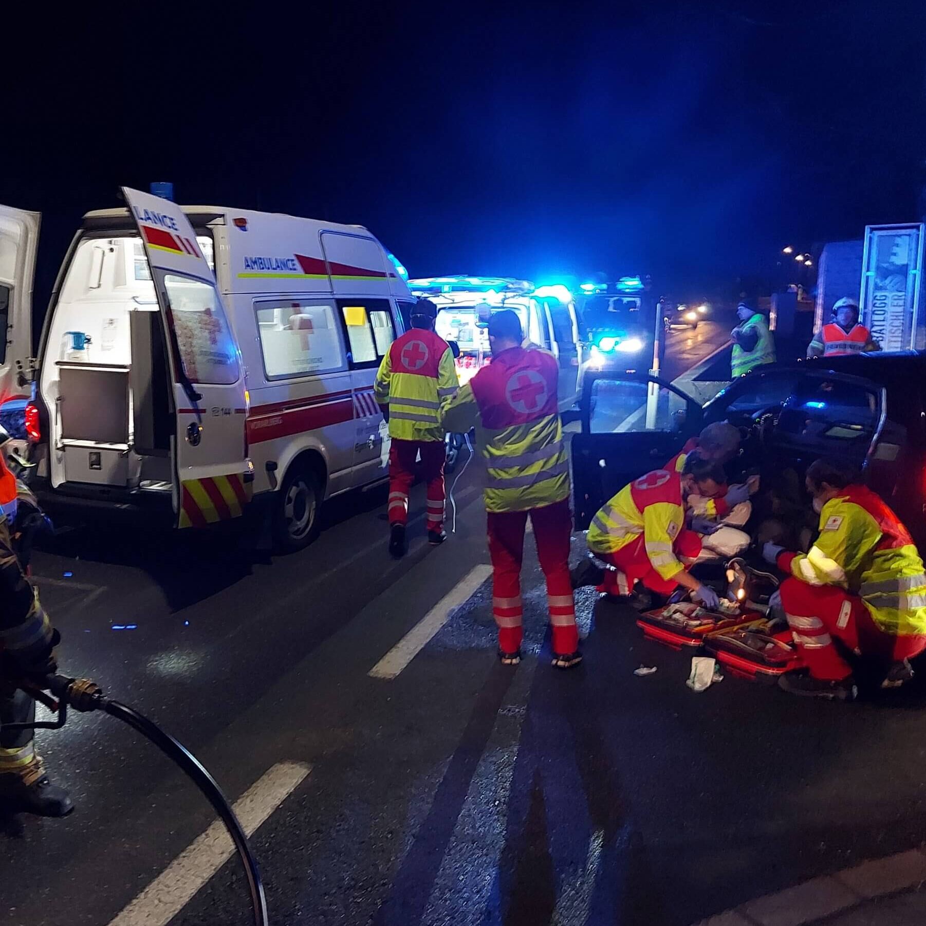Verkehrsunfall auf der L118 in Lorüns