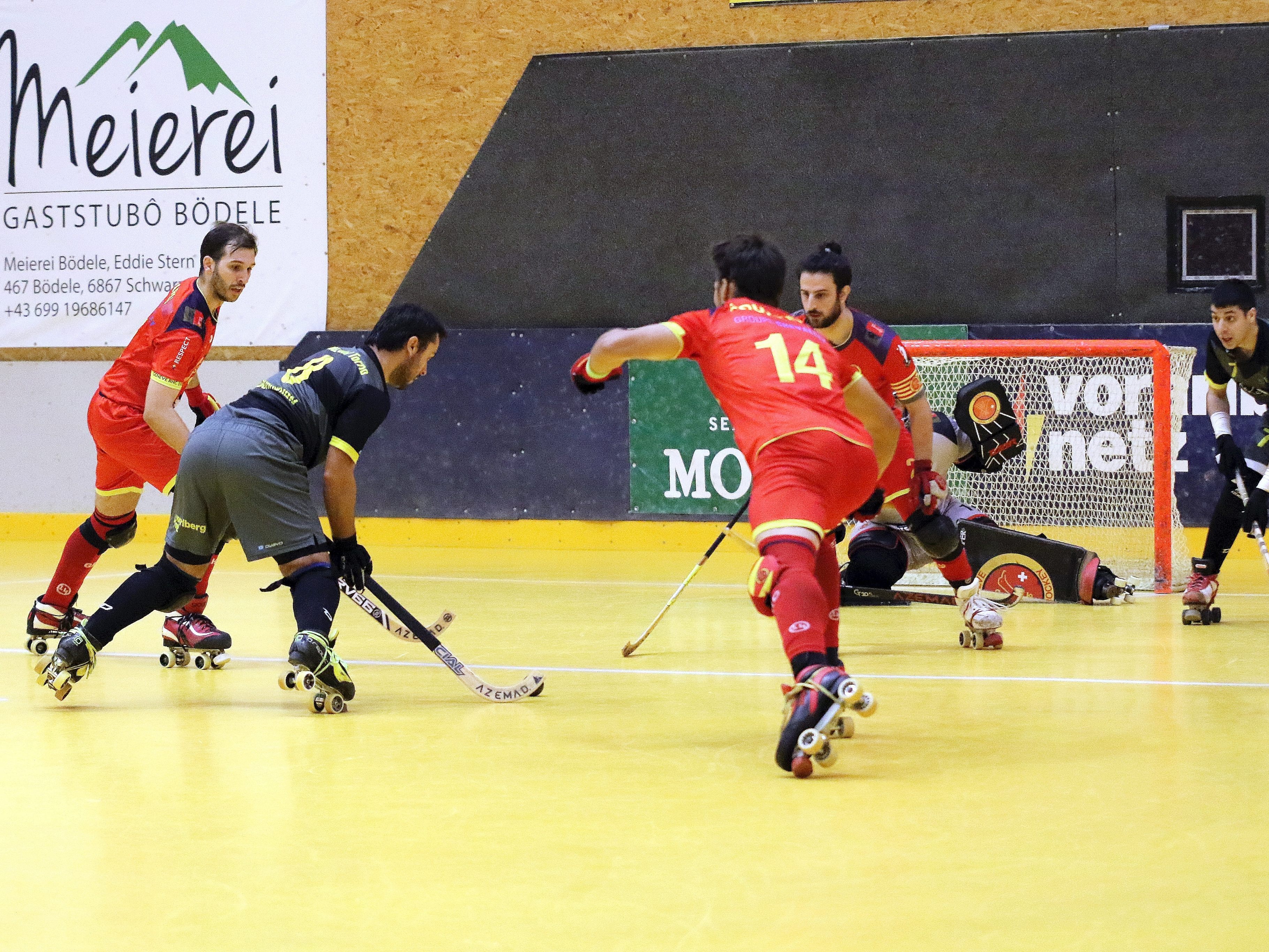 Die Auswärtspartie gegen Genf lief für den RHC Dornbirn nicht nach Wunsch. Die Auswärtspartie gegen Genf lief für den RHC Dornbirn nicht nach Wunsch.