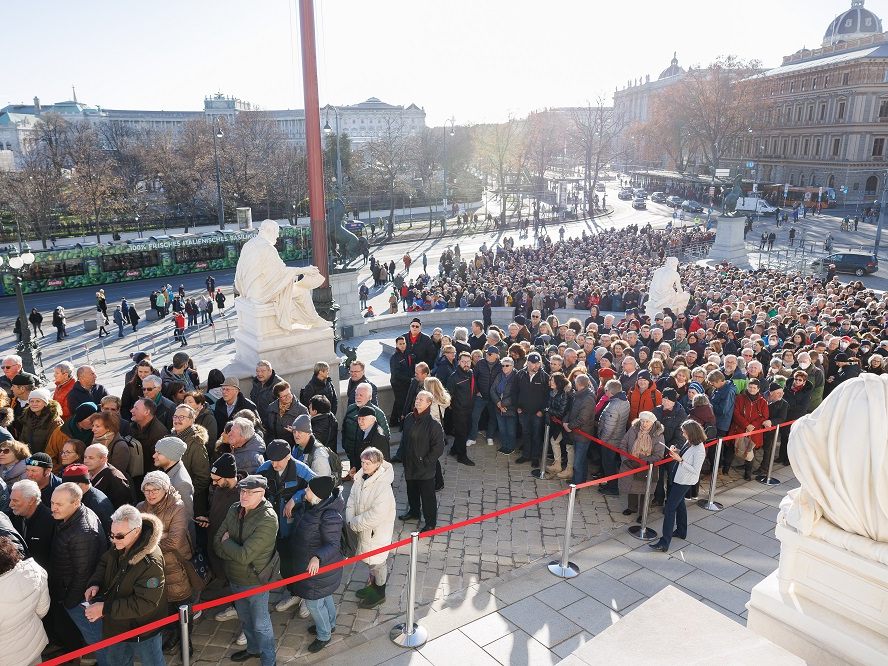 Parlament: 25.000 Besucher kamen am Wochenende.