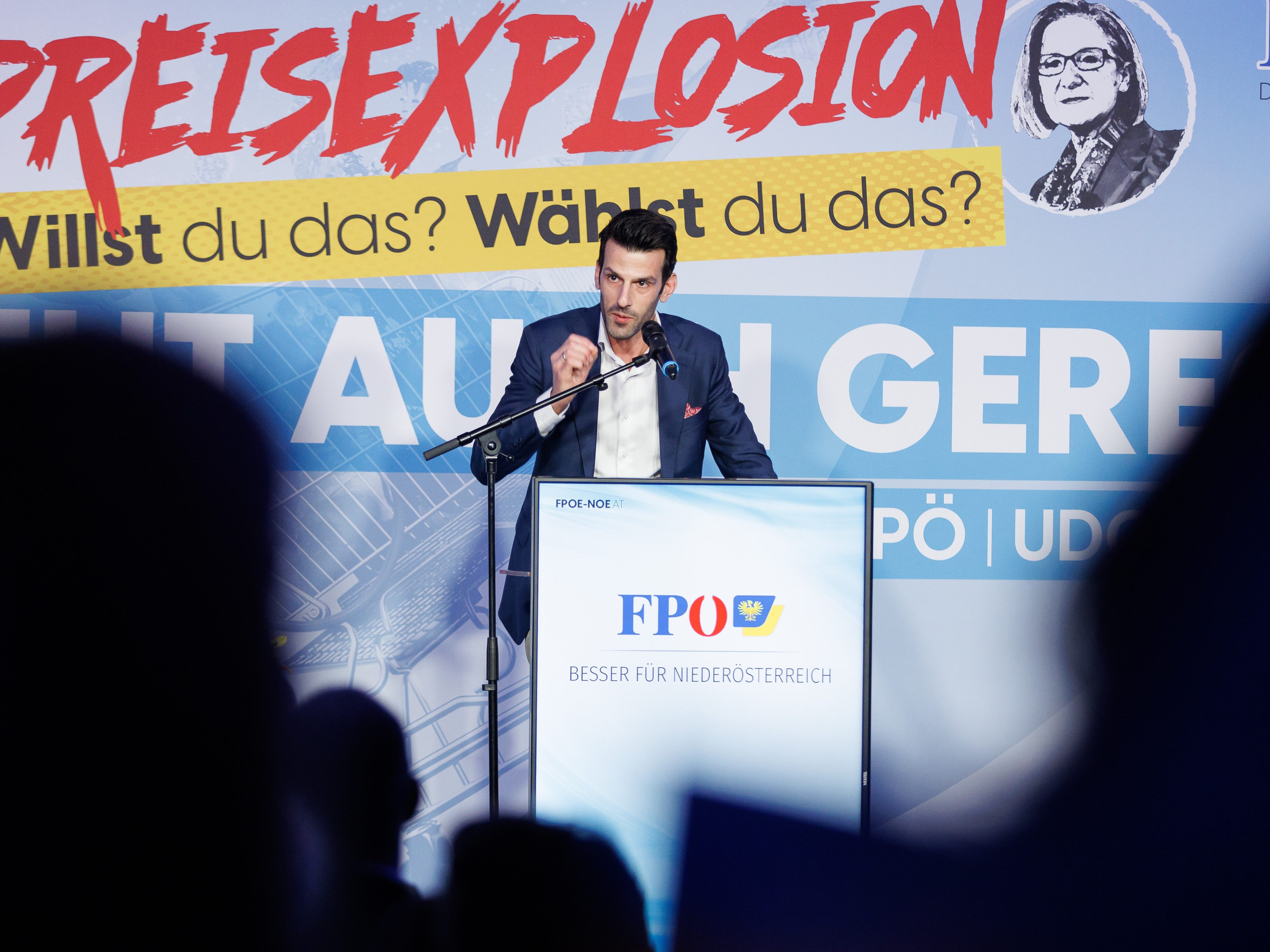 FPÖ - Landbauer will das "System ÖVP" brechen. FPÖ - Landbauer will das "System ÖVP" brechen.