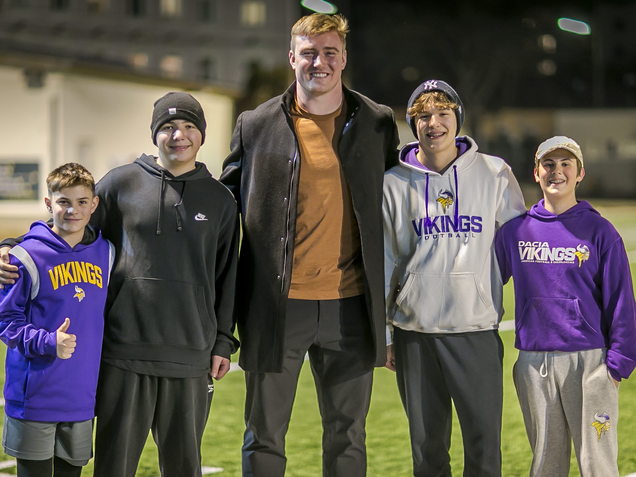 NFL-Export Raimann ist auf Heimatbesuch bei den Vikings in Wien. NFL-Export Raimann ist auf Heimatbesuch bei den Vikings in Wien.