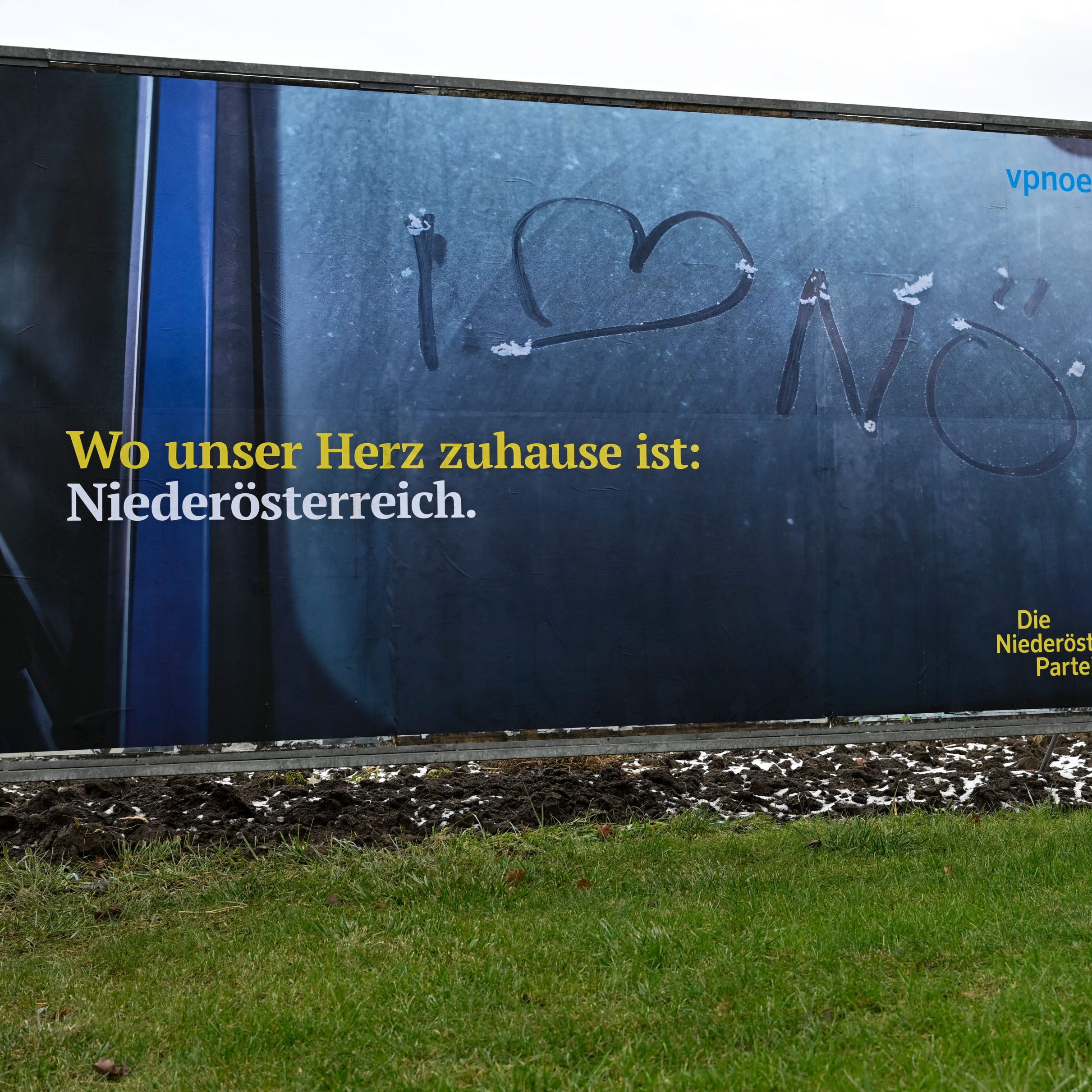 Eine neue Zeitrechnung könnte am 23. März nach der NÖ-Wahl losgehen. Im Bild: Ein ÖVP-Wahlplakat im Vorjahr.