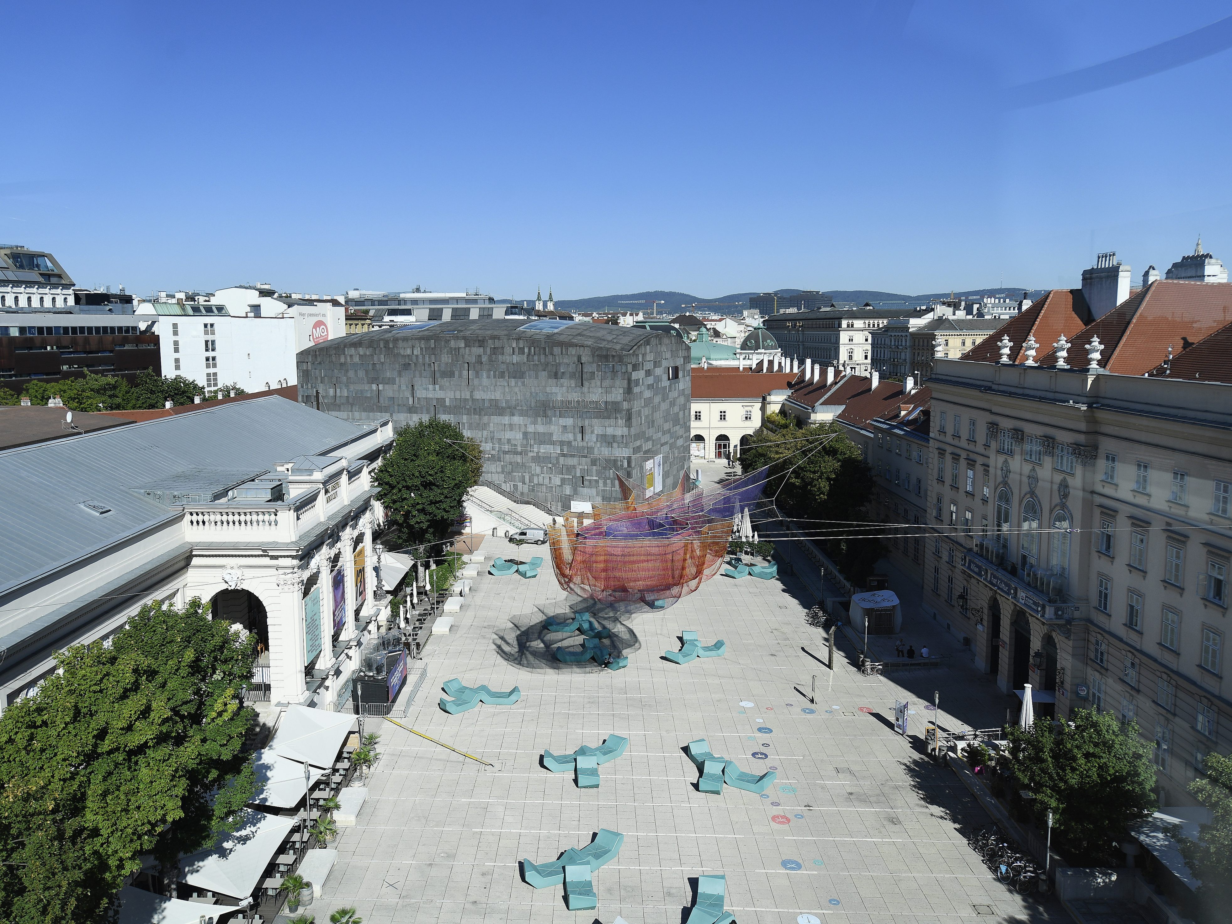 "MQ goes Green": Museumsquartier soll begrünt werden.