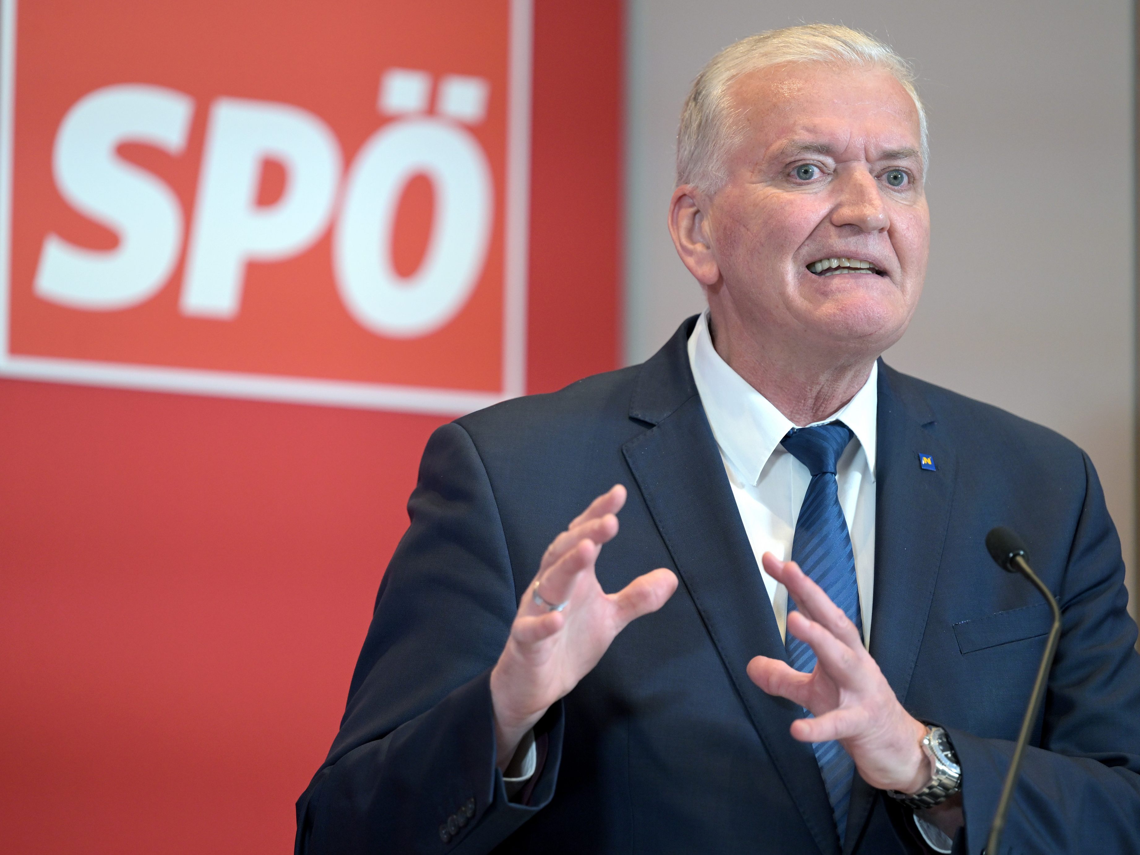 Franz Schnabl will nach der NÖ-Wah "Sachkoalitionen bilden".l Franz Schnabl will nach der NÖ-Wah "Sachkoalitionen bilden".l