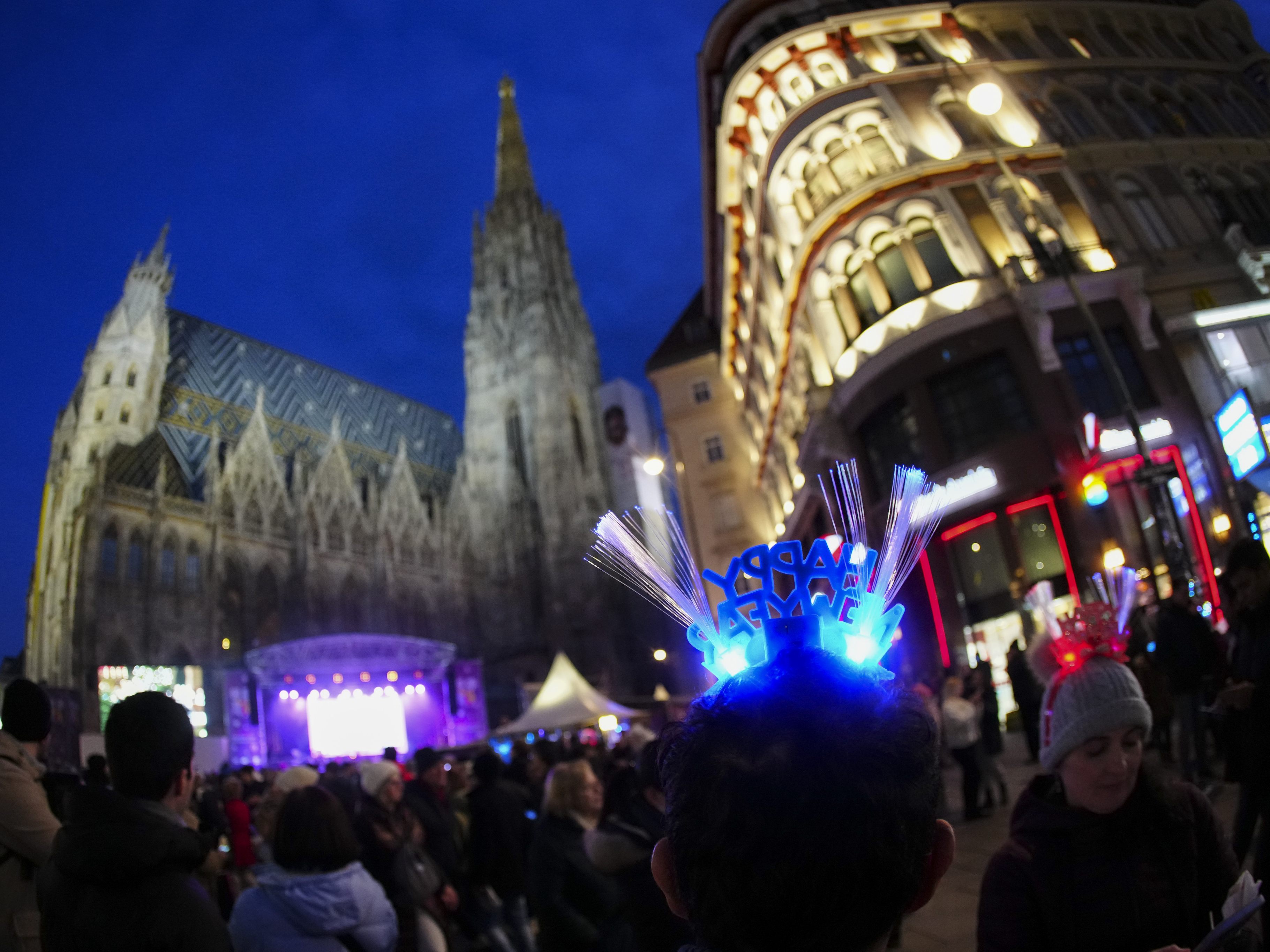 800.000 Menschen besuchten den Wiener Silvesterpfad.