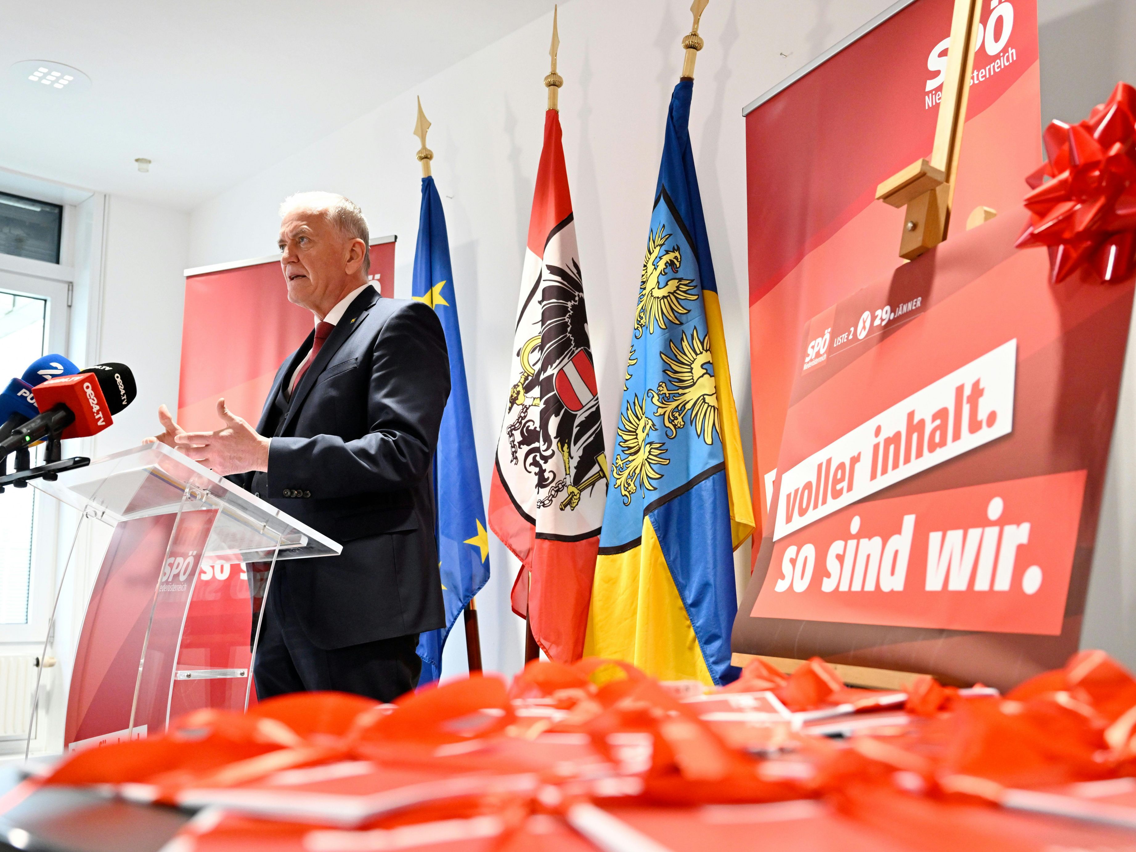 Schnabl stellte im Monat der NÖ-Wahl den Landeshauptmann-Anspruch Schnabl stellte im Monat der NÖ-Wahl den Landeshauptmann-Anspruch