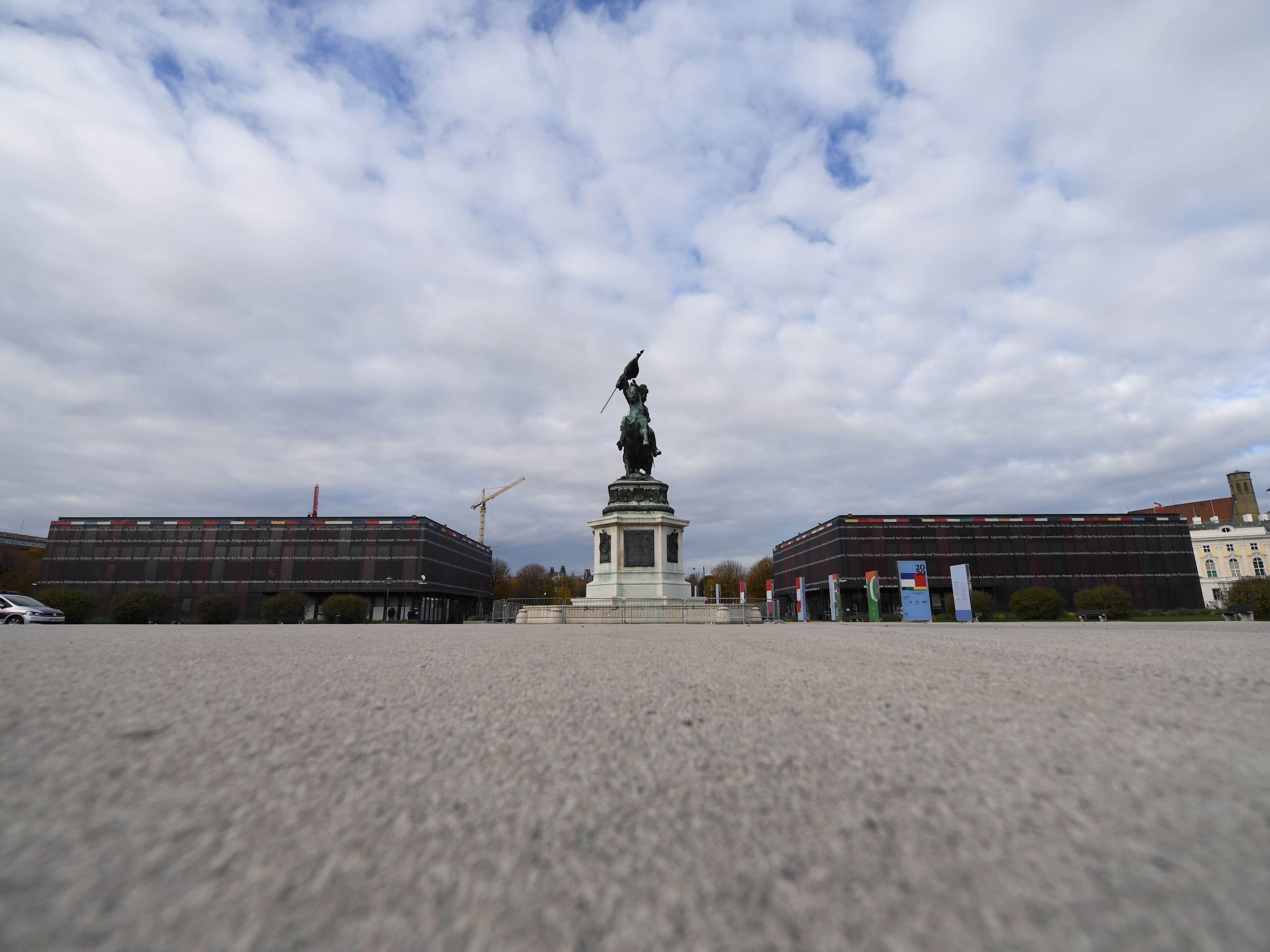 Abbau der Pavillons in Wien ab 20. Februar.