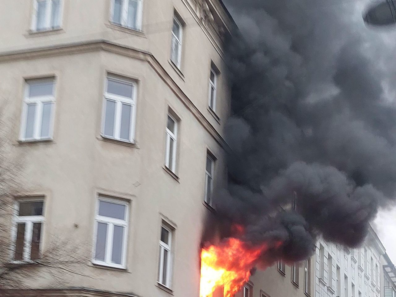 Wohnungsbrand in Win-Ottakring.