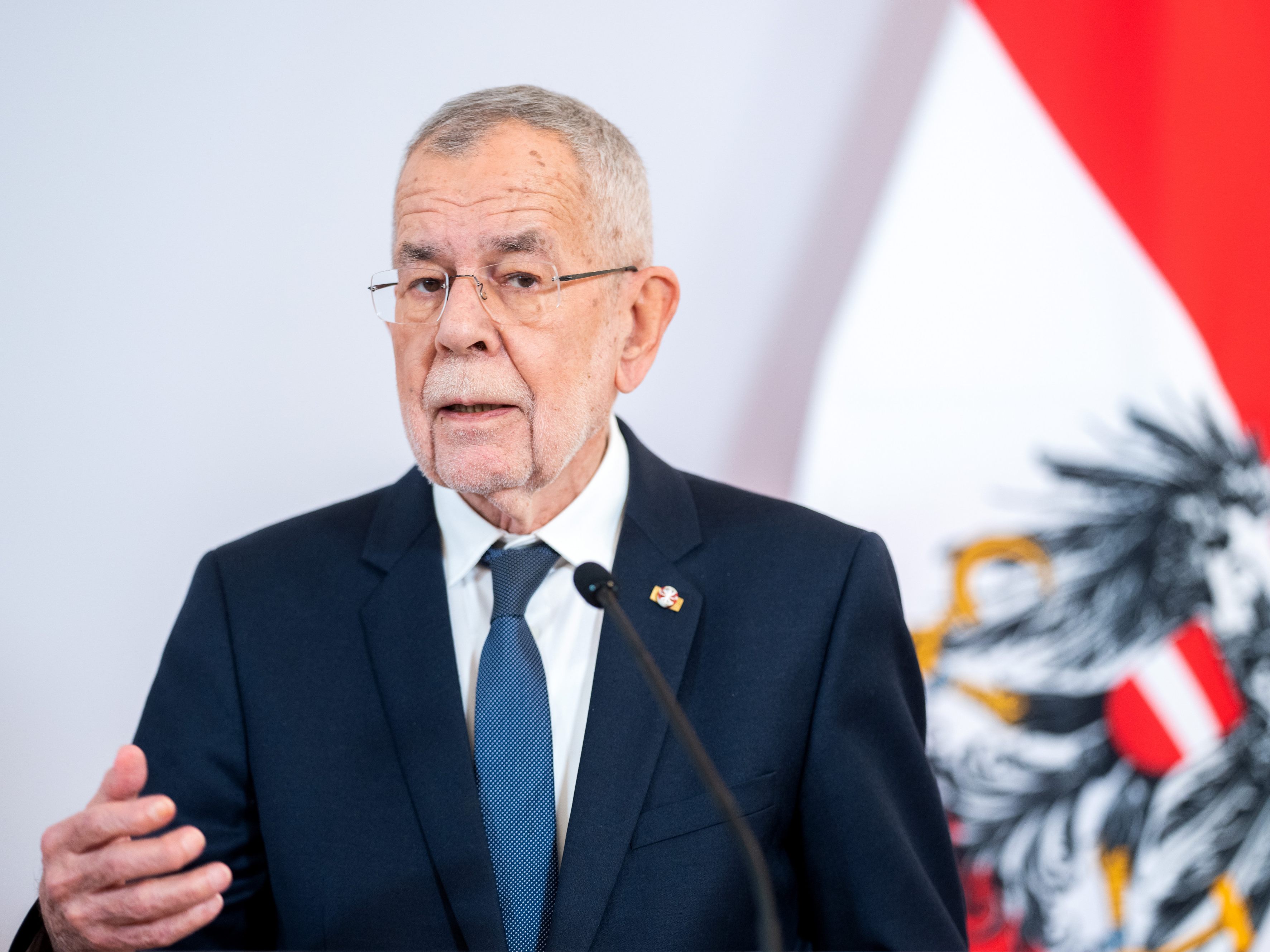Van der Bellen soll sich auf Distanz zu FPÖ-Chef Kickl gezeigt haben.