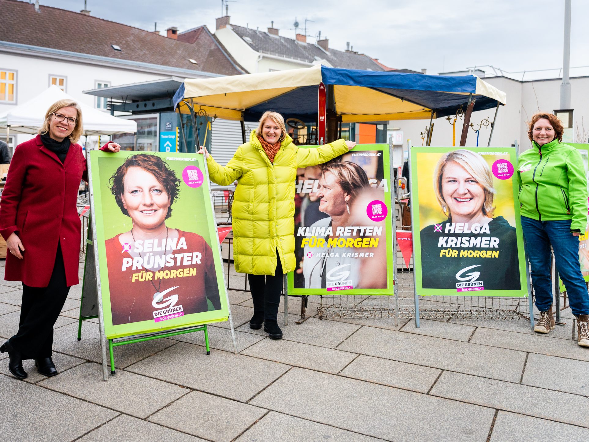 Die Grünen NÖ präsentierten ihre finale Plakatwelle. Die Grünen NÖ präsentierten ihre finale Plakatwelle.
