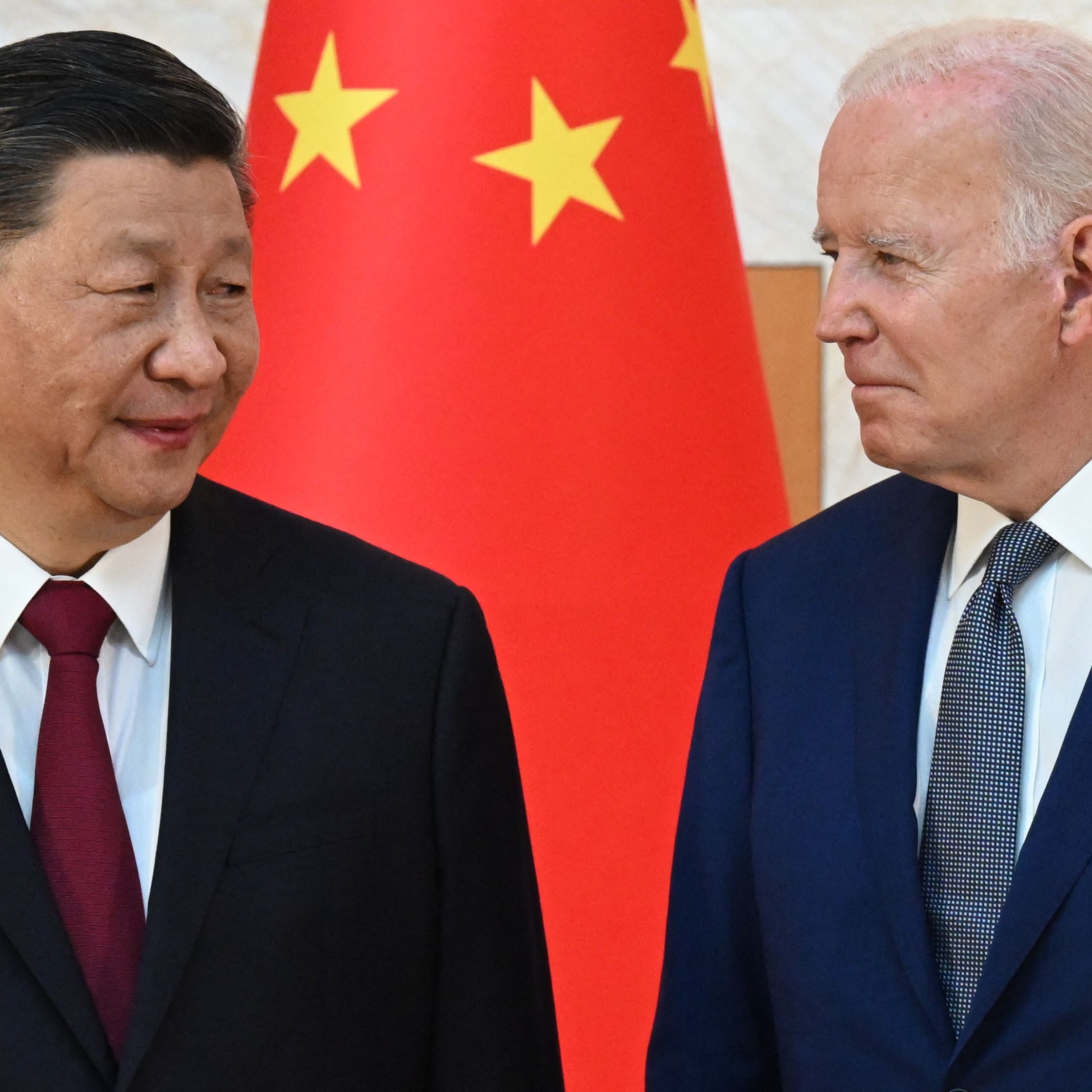 Gute Miene zum bösen Spiel: Xi Jinping, Joe Biden.