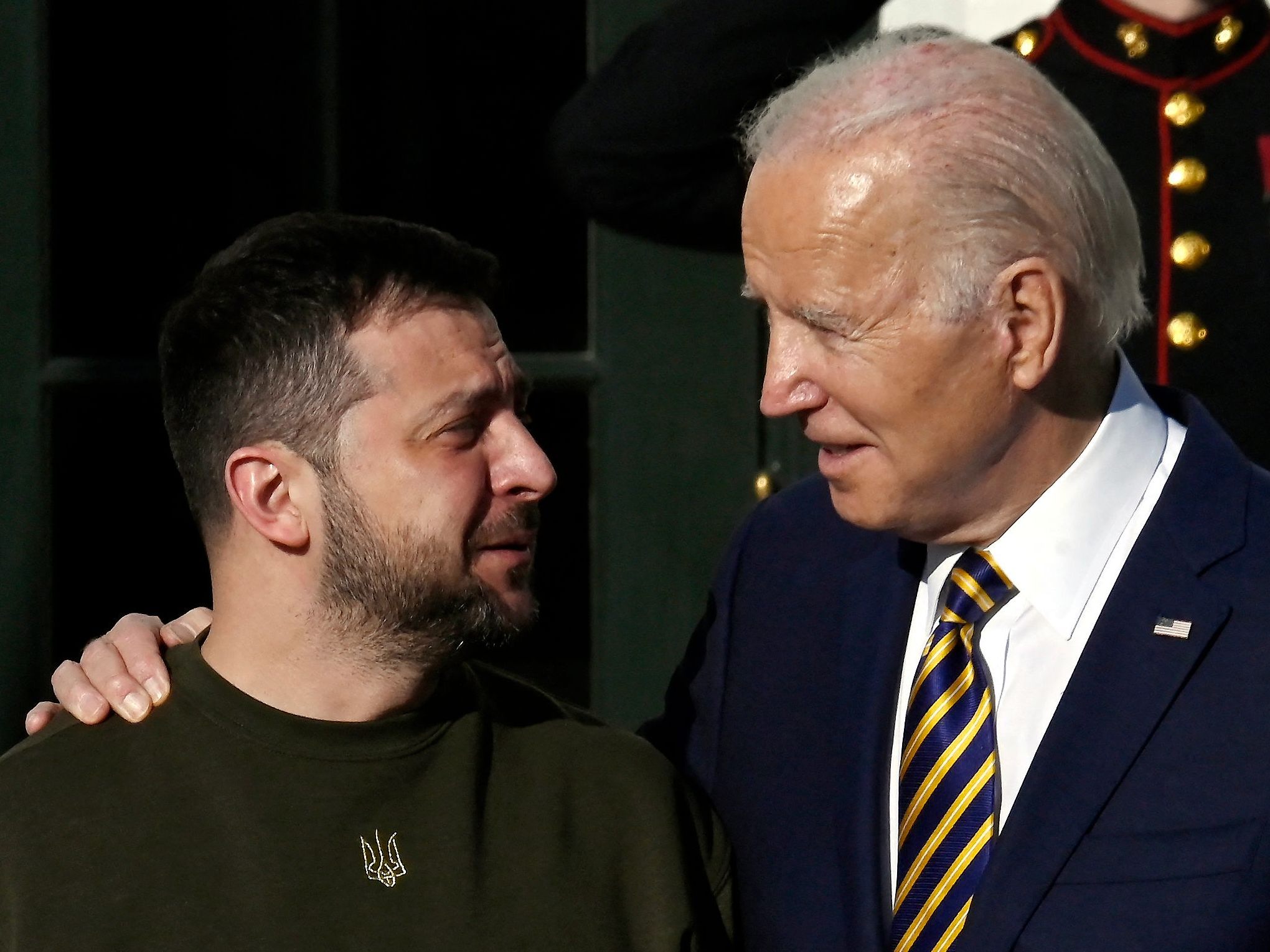 Wolodymyr Selenskyj, Joe Biden.