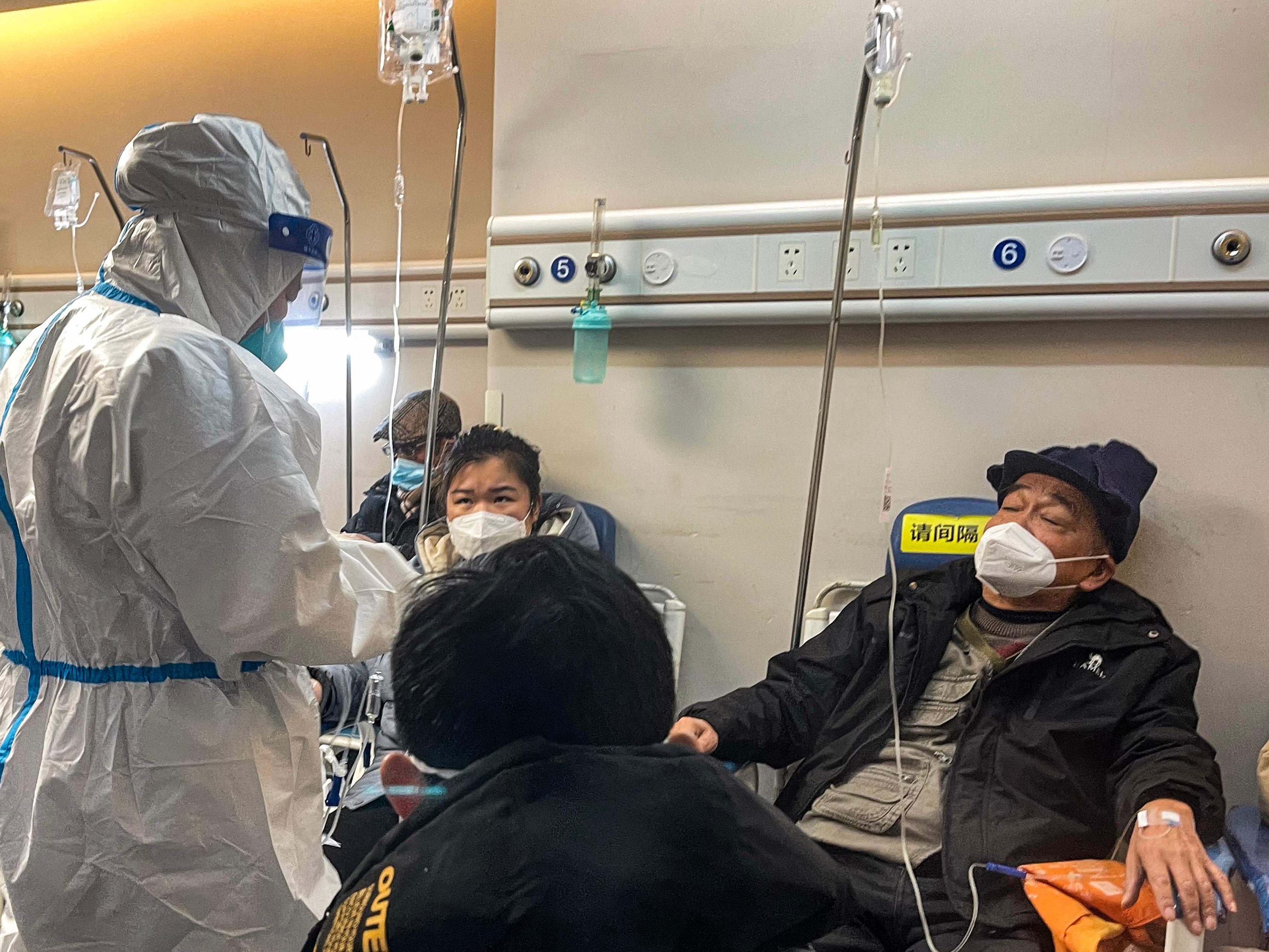 Die Coronawelle in China ist außer Kontrolle. Die Coronawelle in China ist außer Kontrolle.